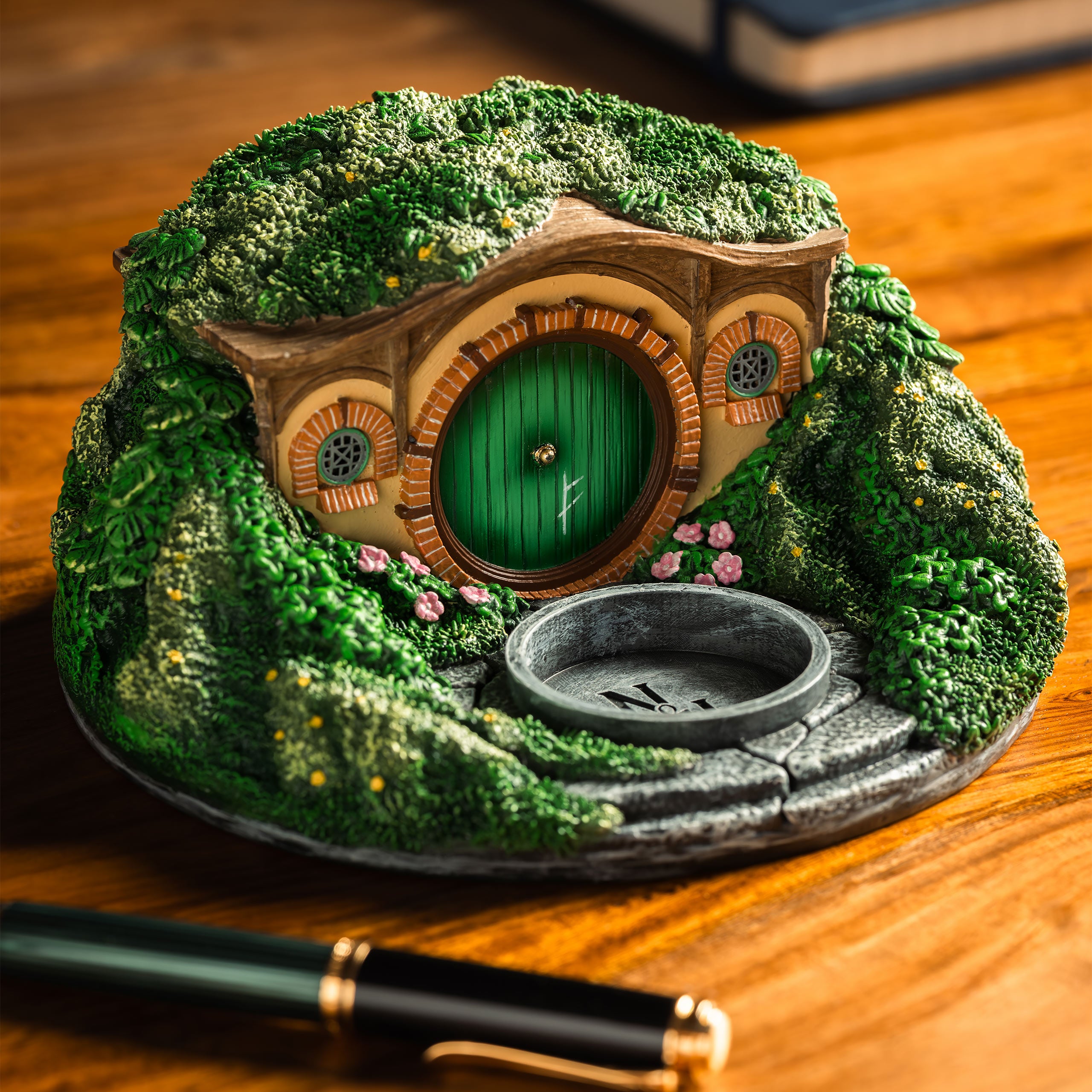 Imagen del producto El Señor de los Anillos - Portavelas tealight diorama Casa Hobbit (La Comarca)