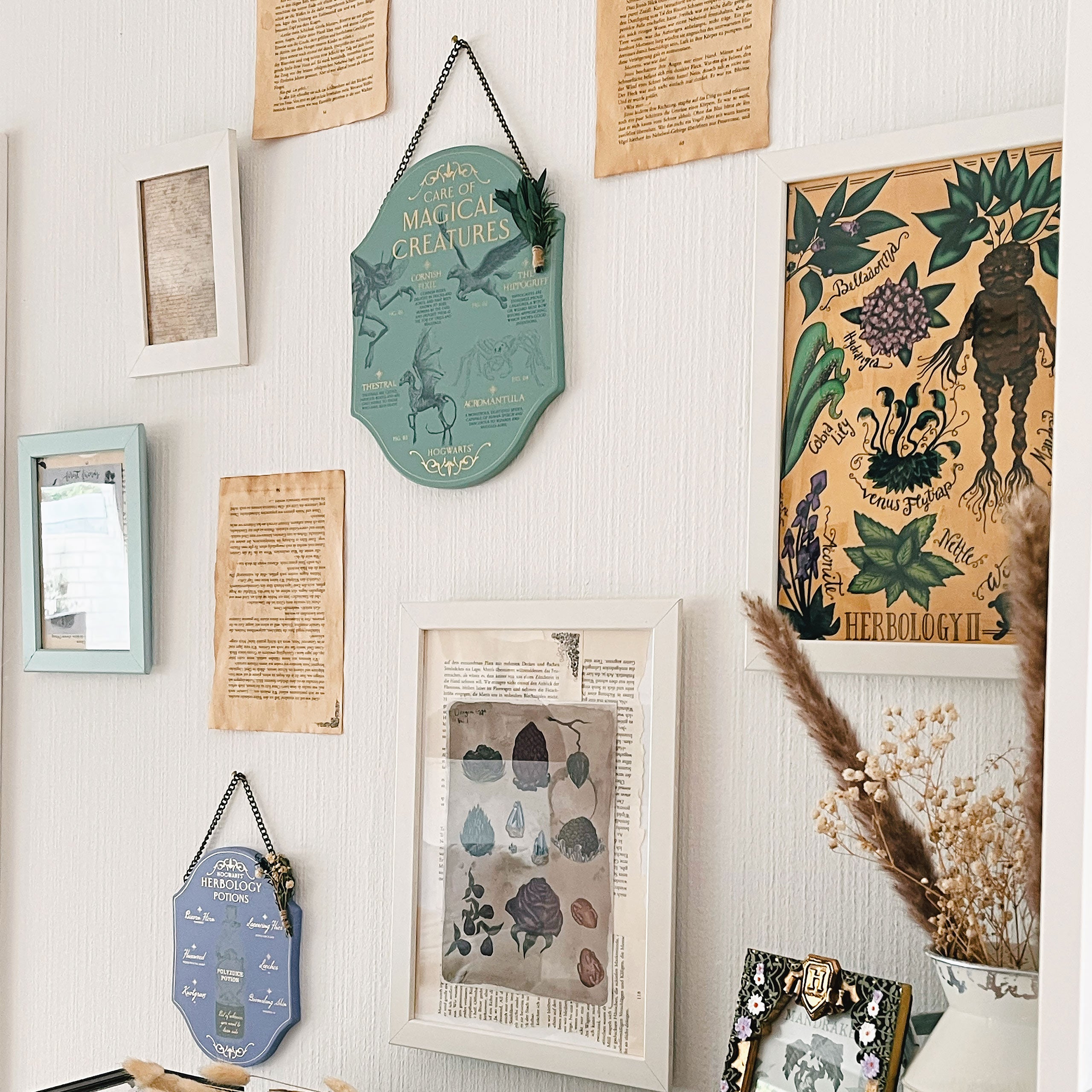 Imagen del producto Harry Potter - Cuadro de madera de Herbología y Pociones