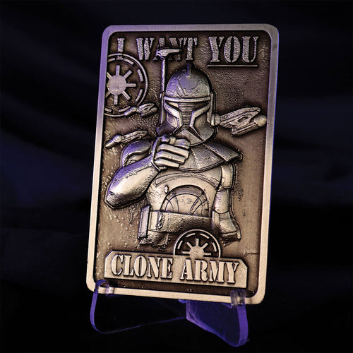 Imagen del producto Star Wars - Réplica de Barra de Metal del Ejército Clon de Captain Rex Edición Limitada