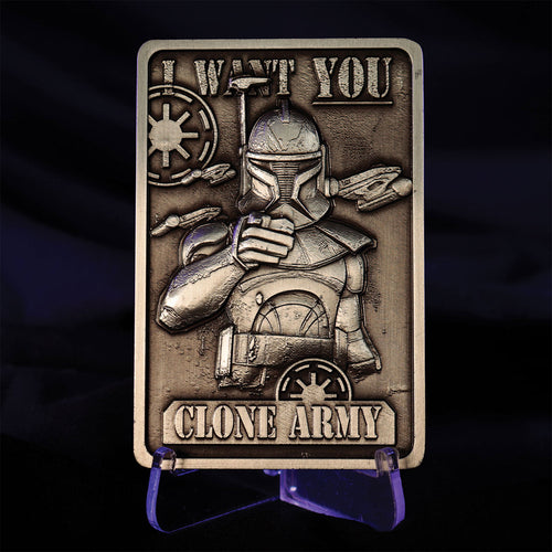 Imagen del producto Star Wars - Réplica de Barra de Metal del Ejército Clon de Captain Rex Edición Limitada