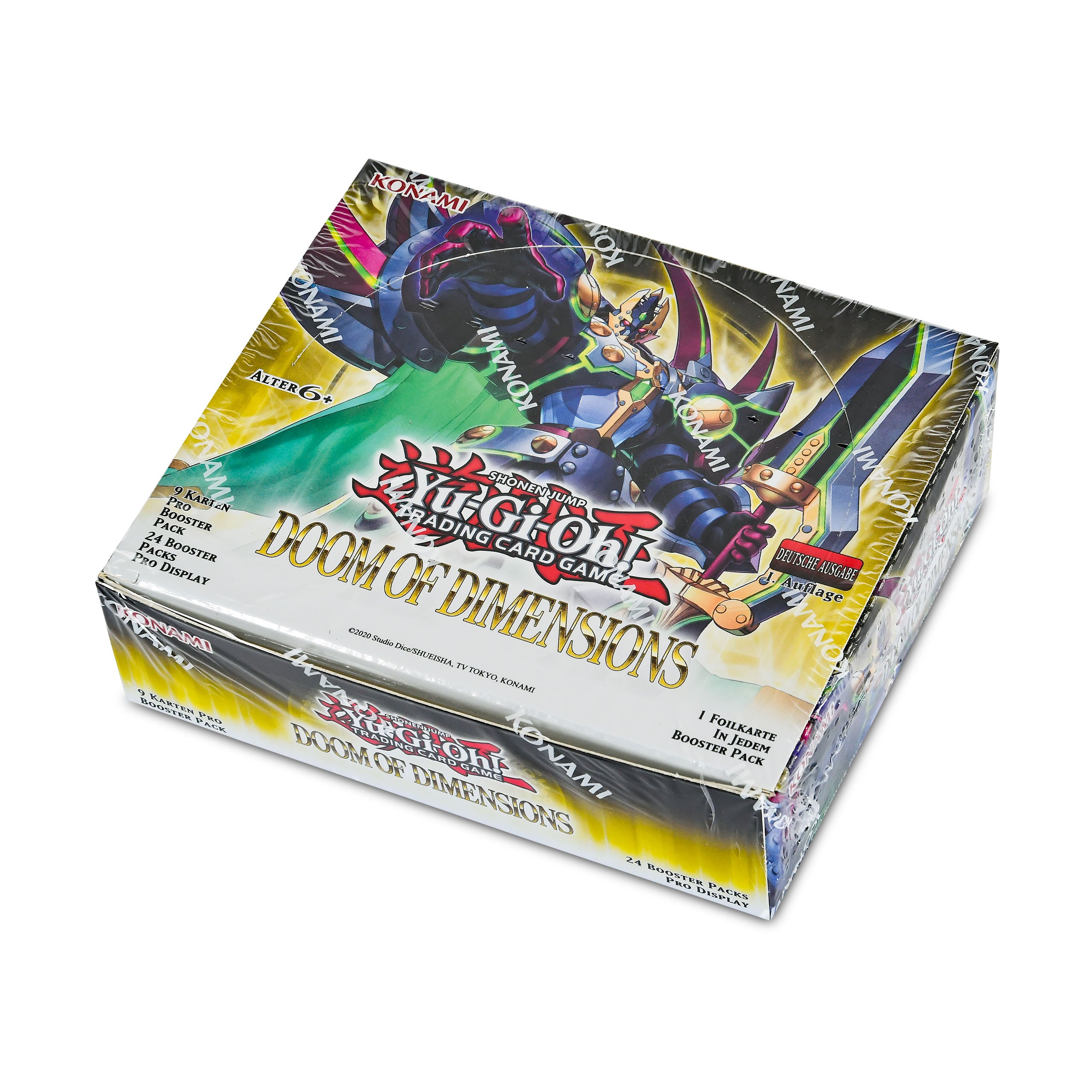 Imagen del producto Yu-Gi-Oh! - Doom of Dimensions Expositor de sobres de cartas coleccionables - edición alemana