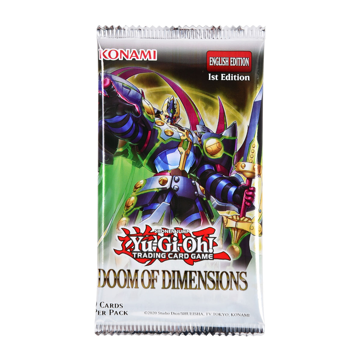 Imagen del producto Yu-Gi-Oh! - Doom of Dimensions Sobre de refuerzo de cartas coleccionables - versión en inglés