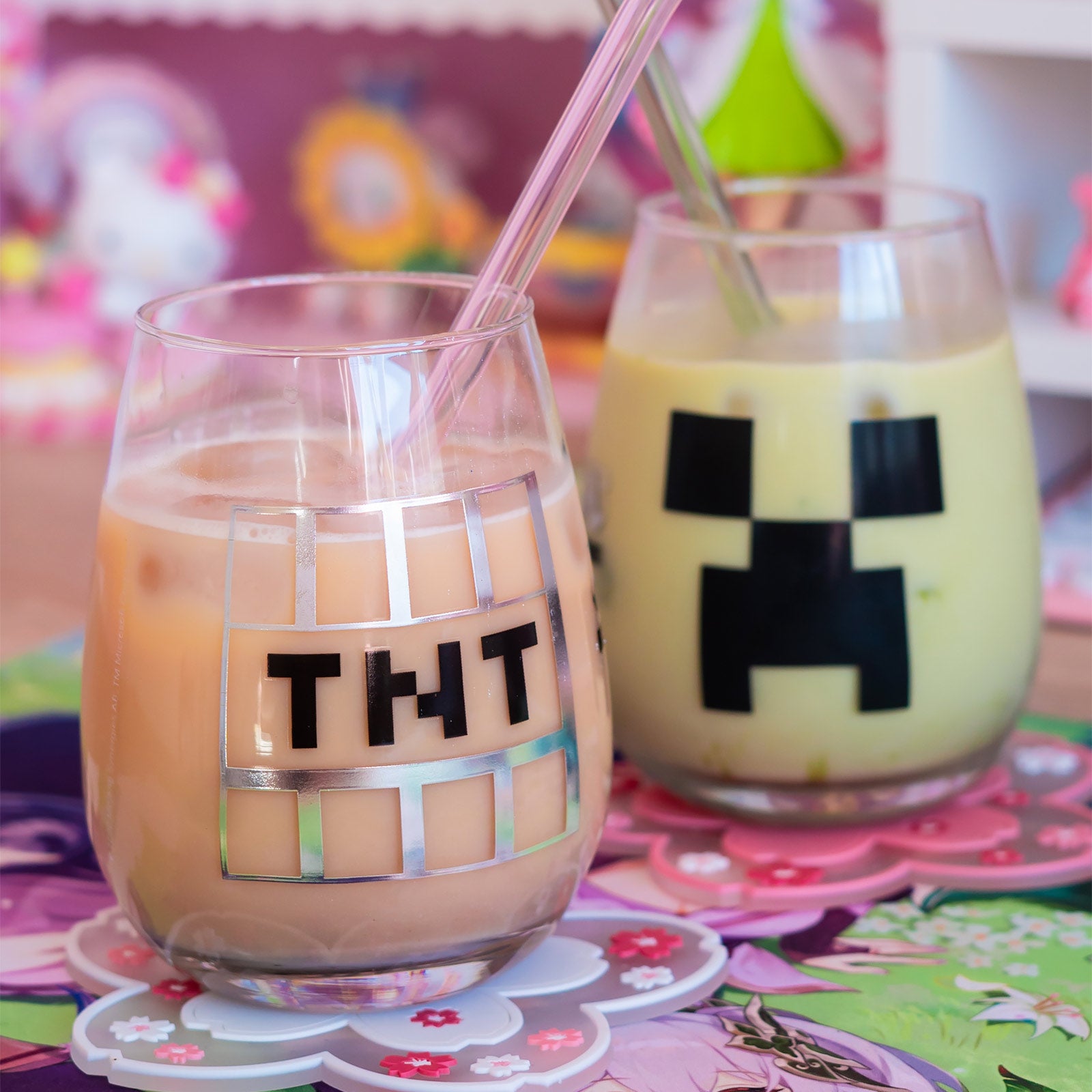 Imagen del producto Minecraft - Vasos Creeper y TNT Juego de 2