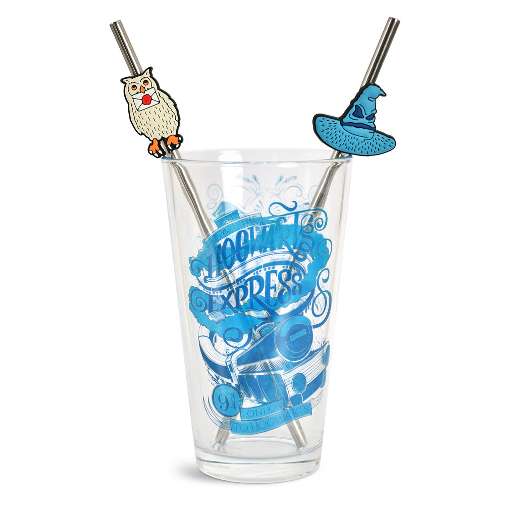 Imagen del producto Harry Potter - Vaso de Hogwarts con 2 pajitas
