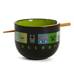 Imagen del producto Minecraft - Cuenco de Ramen Creeper con Palillos