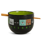 Imagen del producto Minecraft - Cuenco de Ramen Creeper con Palillos