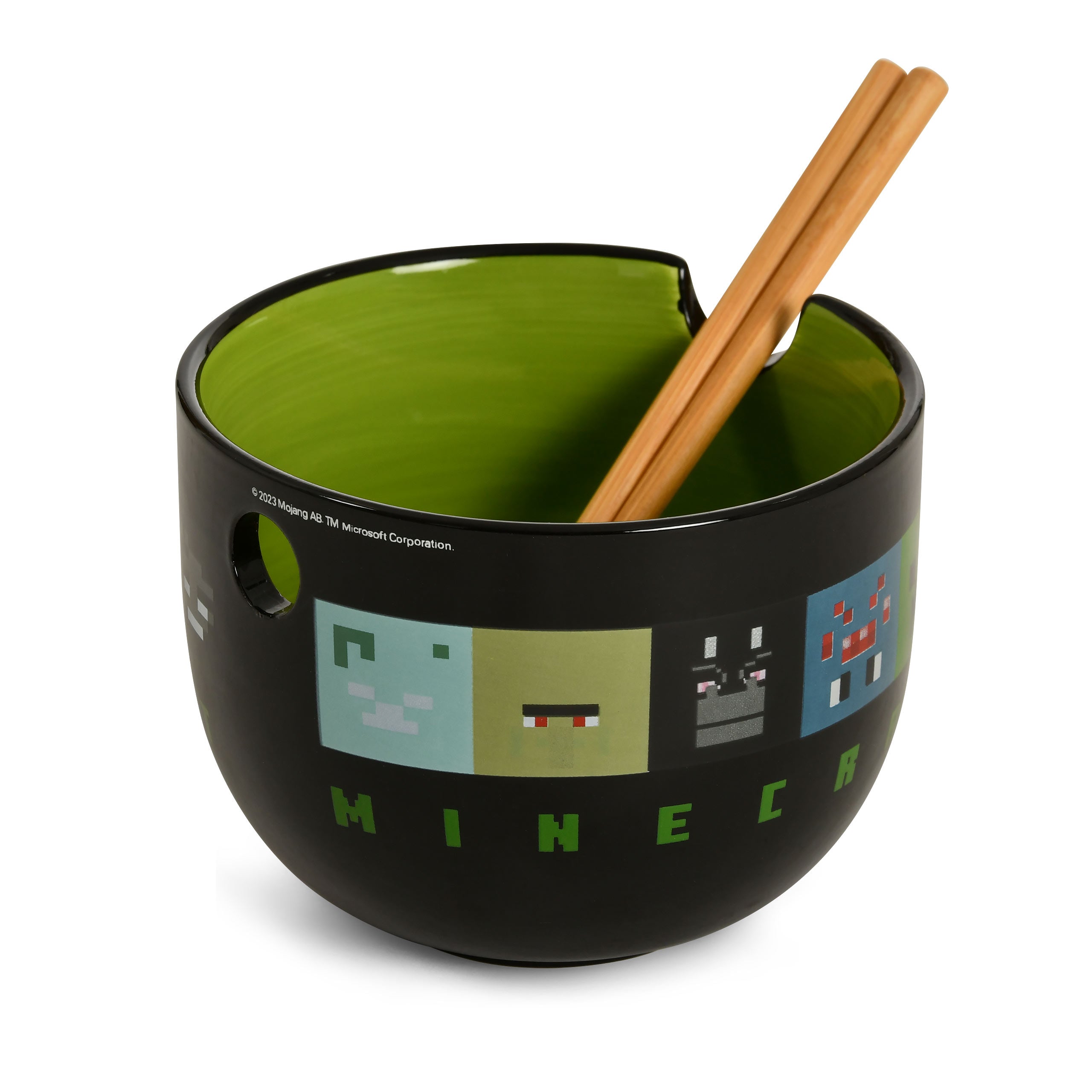 Imagen del producto Minecraft - Cuenco de Ramen Creeper con Palillos