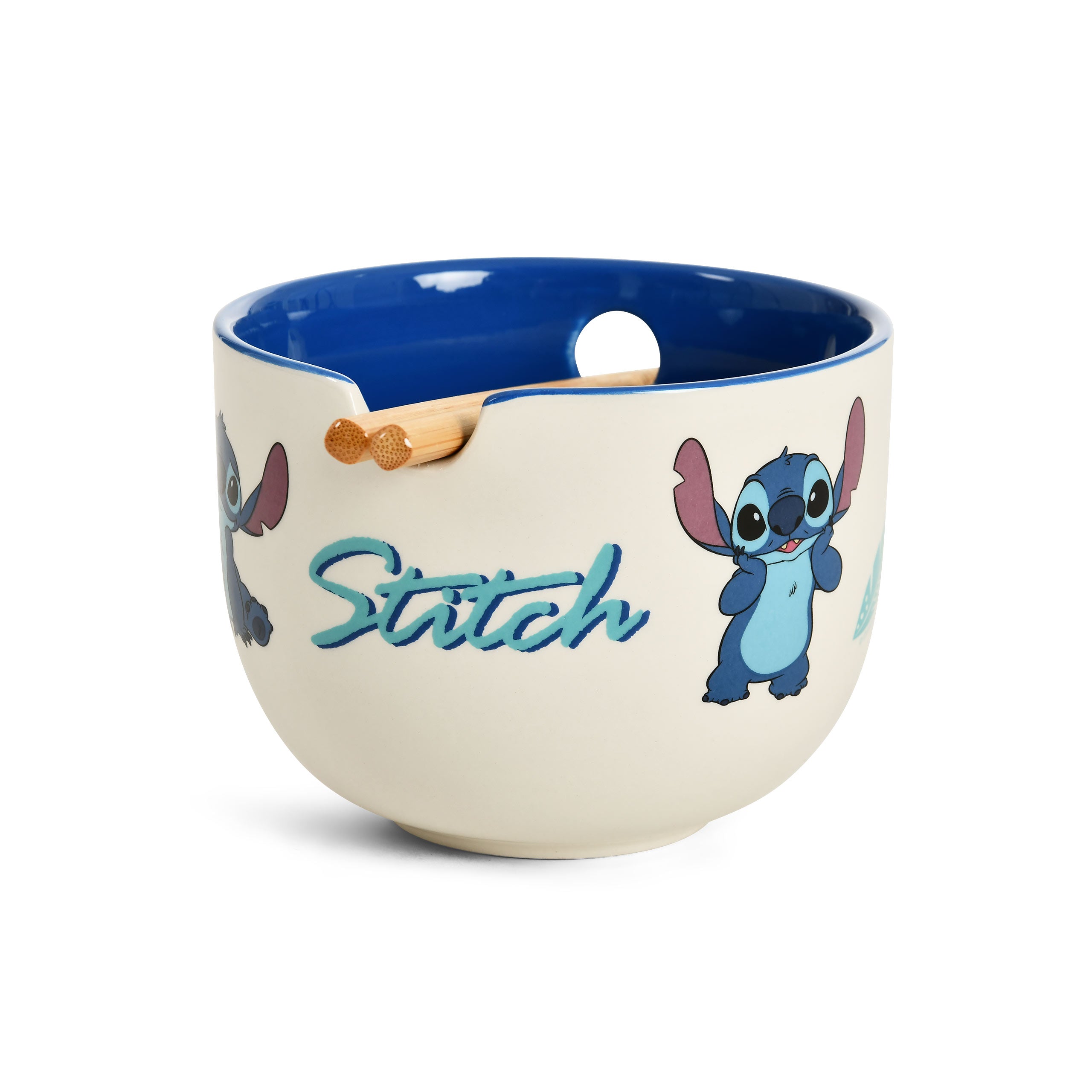 Imagen del producto Bol de Ramen Stitch Aloha con Palillos - Lilo & Stitch