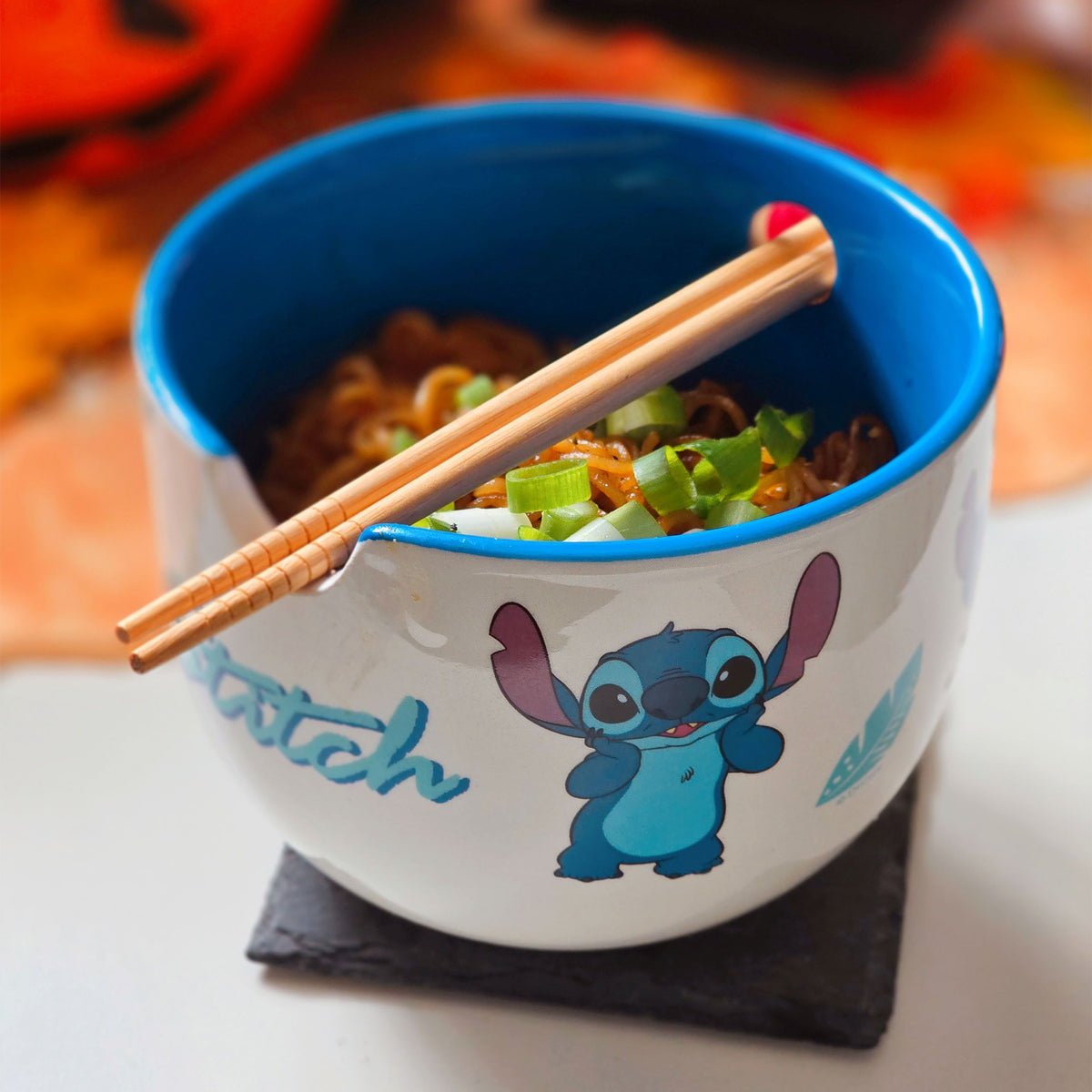 Imagen del producto Bol de Ramen Stitch Aloha con Palillos - Lilo & Stitch