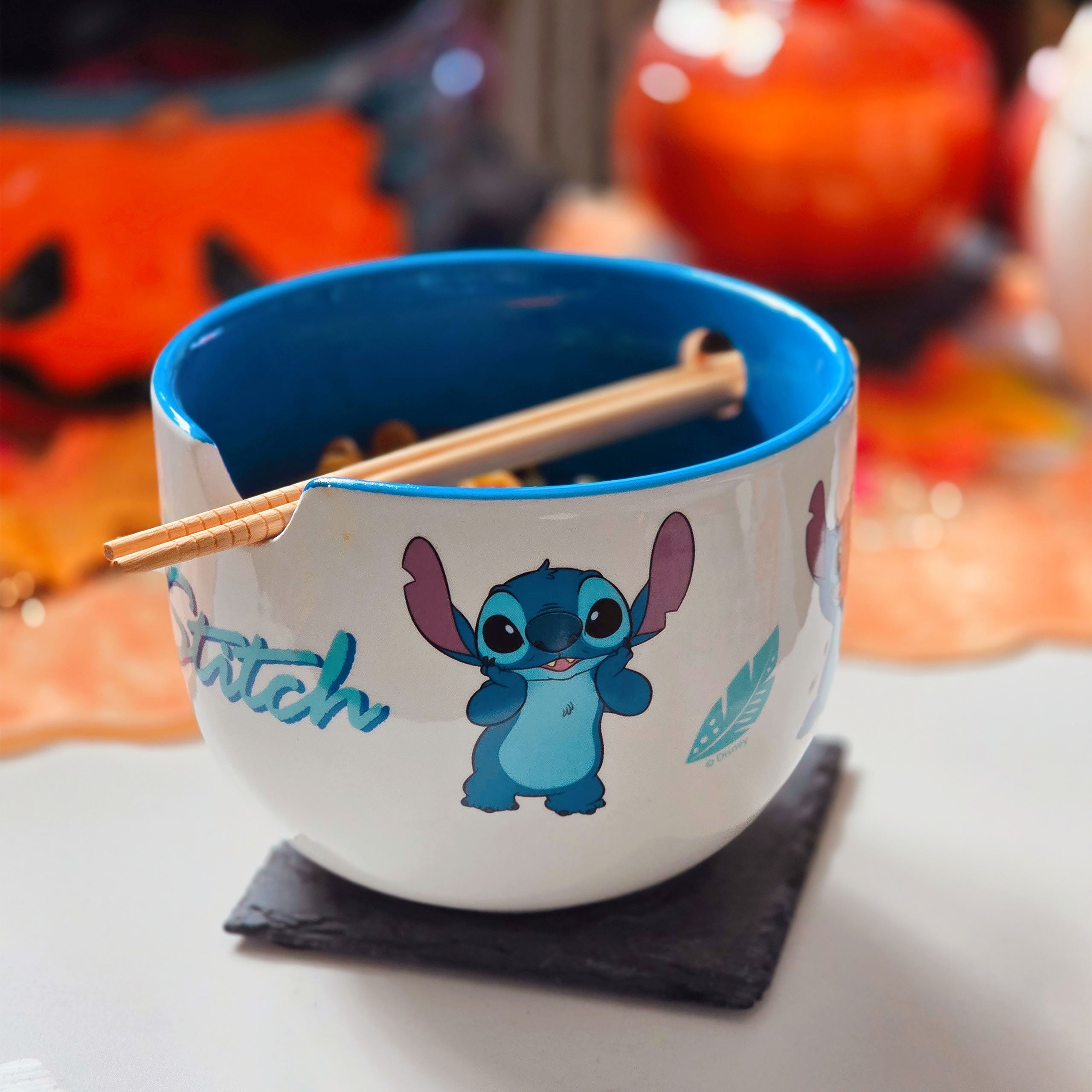 Imagen del producto Bol de Ramen Stitch Aloha con Palillos - Lilo & Stitch