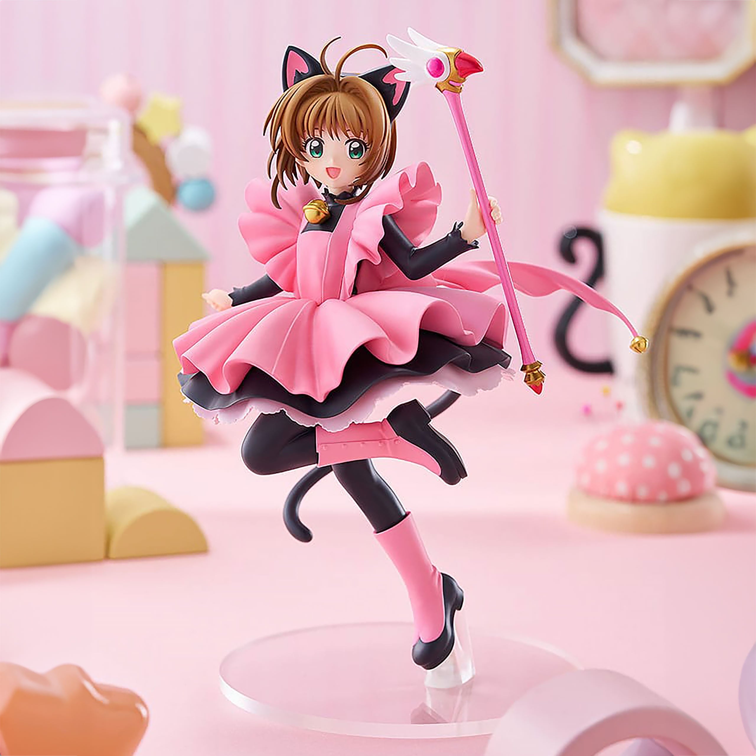 Imagen del producto Card Captor Sakura - Figura de Kinomoto Sakura Versión Black Cat Costume Tamaño L