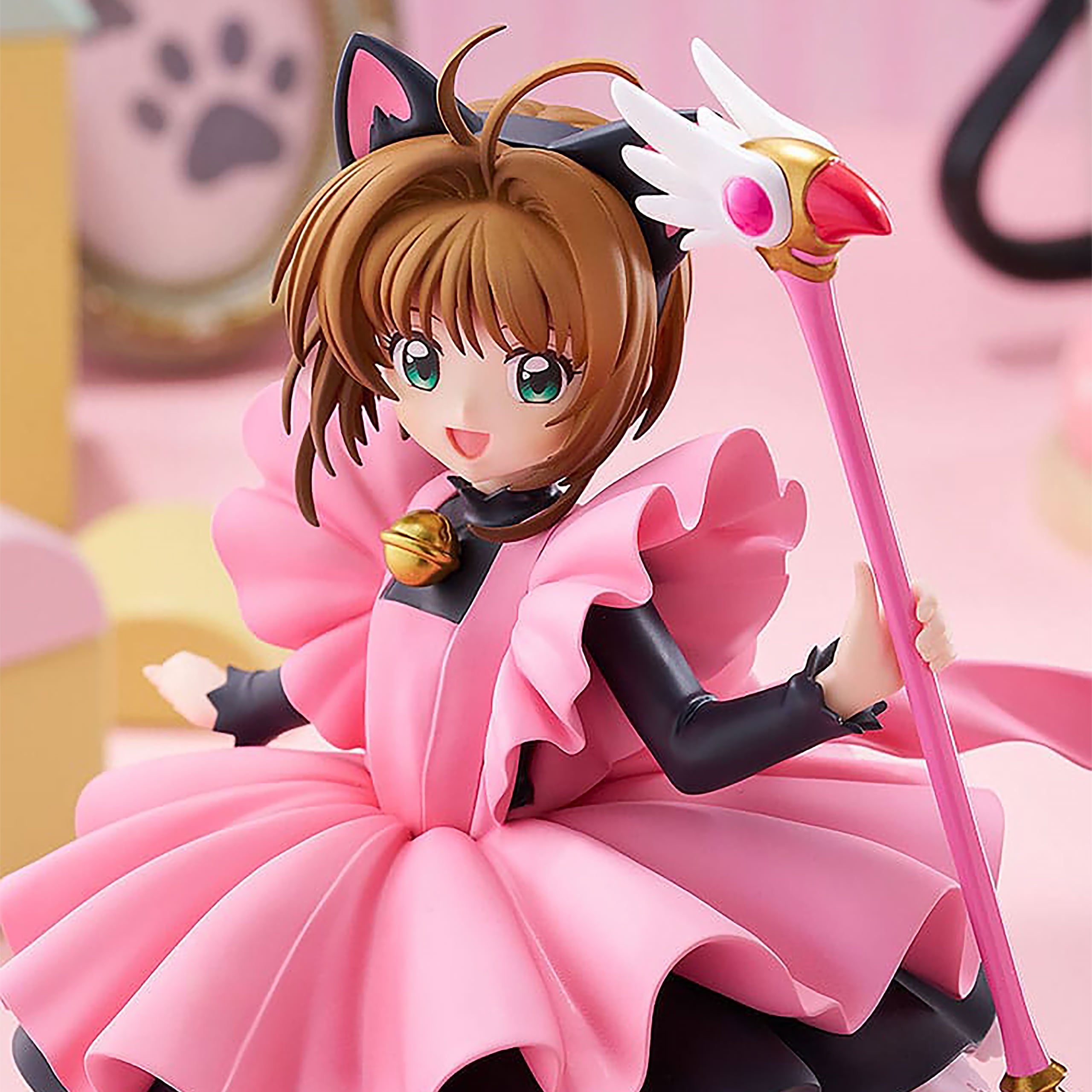 Imagen del producto Card Captor Sakura - Figura de Kinomoto Sakura Versión Black Cat Costume Tamaño L