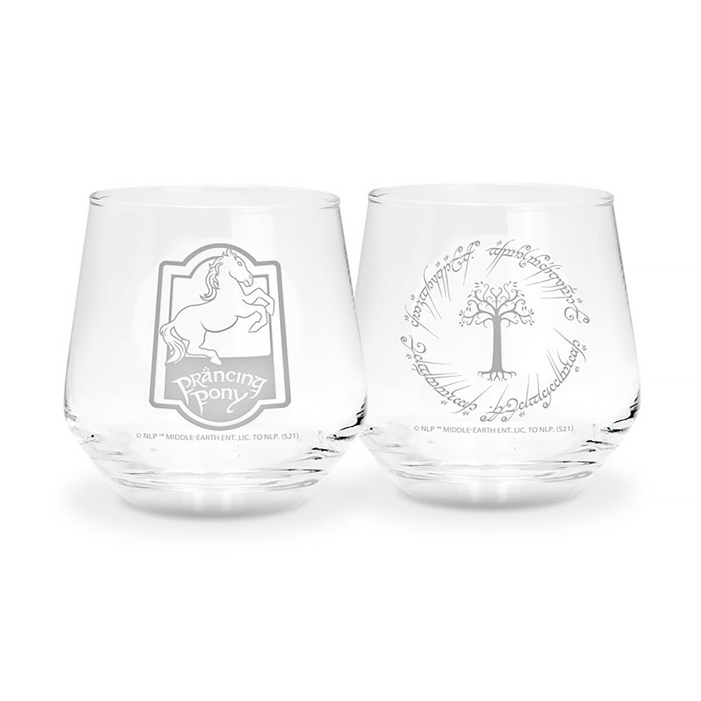 Imagen del producto El Señor de los Anillos - El Póney Pisador & Gondor set de 2 vasos
