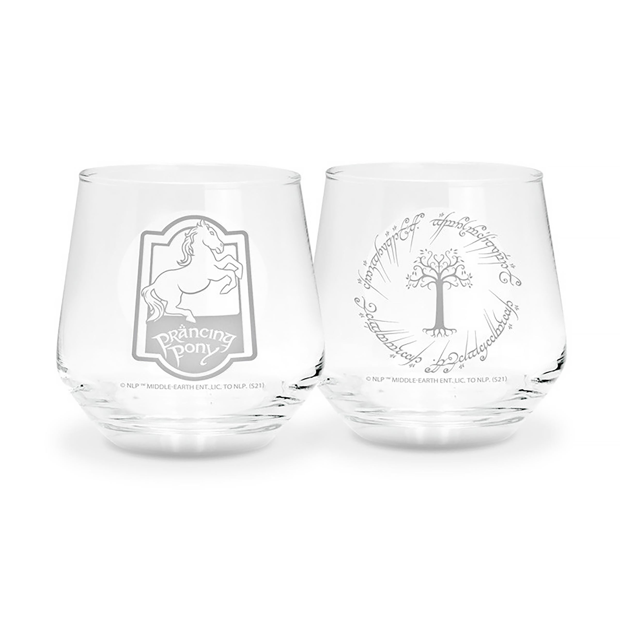 Imagen del producto El Señor de los Anillos - El Póney Pisador & Gondor set de 2 vasos