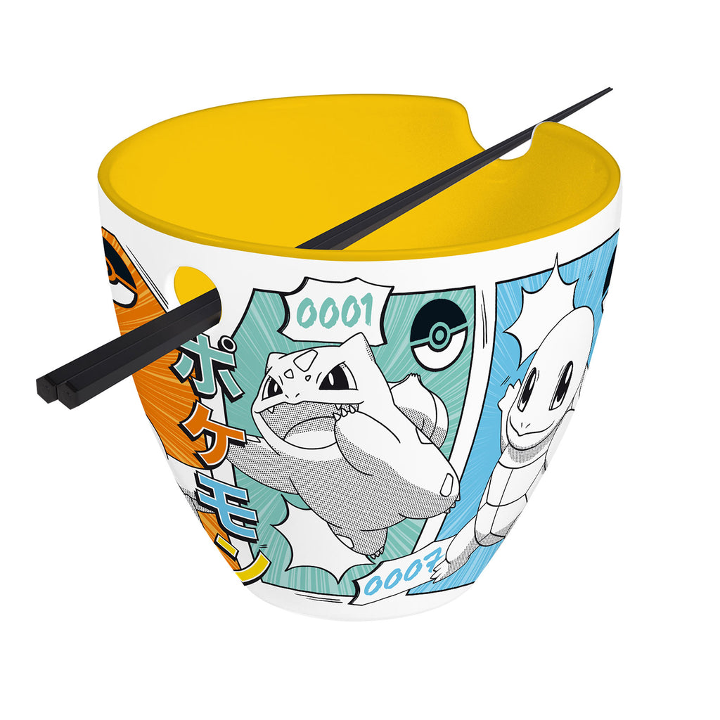 Imagen del producto Pokémon - Cuenco de ramen Starters con palillos