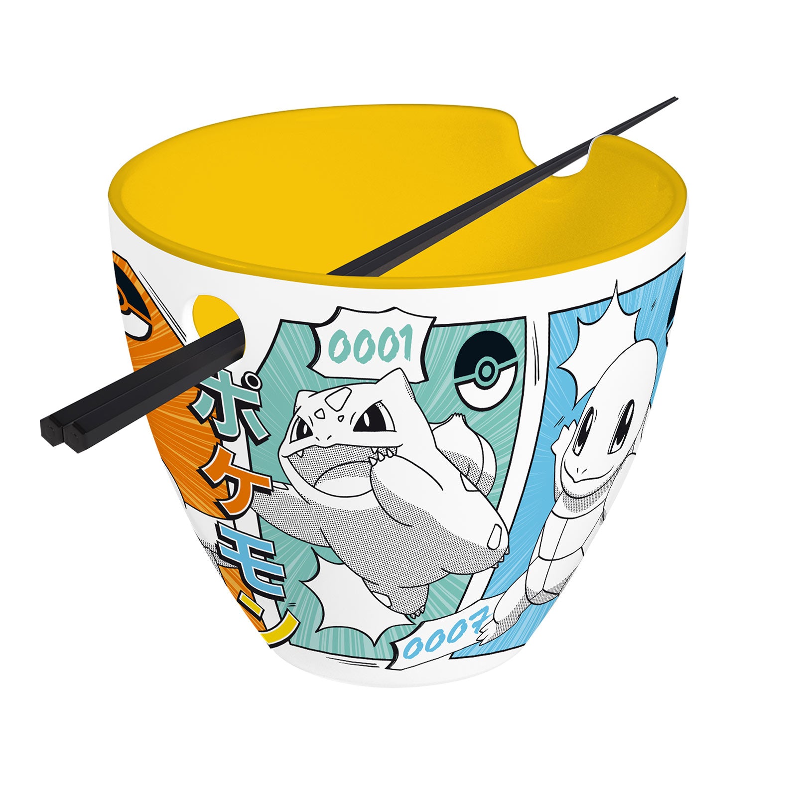 Imagen del producto Pokémon - Cuenco de ramen Starters con palillos