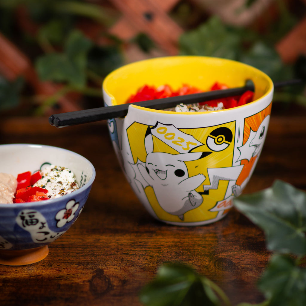Imagen del producto Pokémon - Cuenco de ramen Starters con palillos
