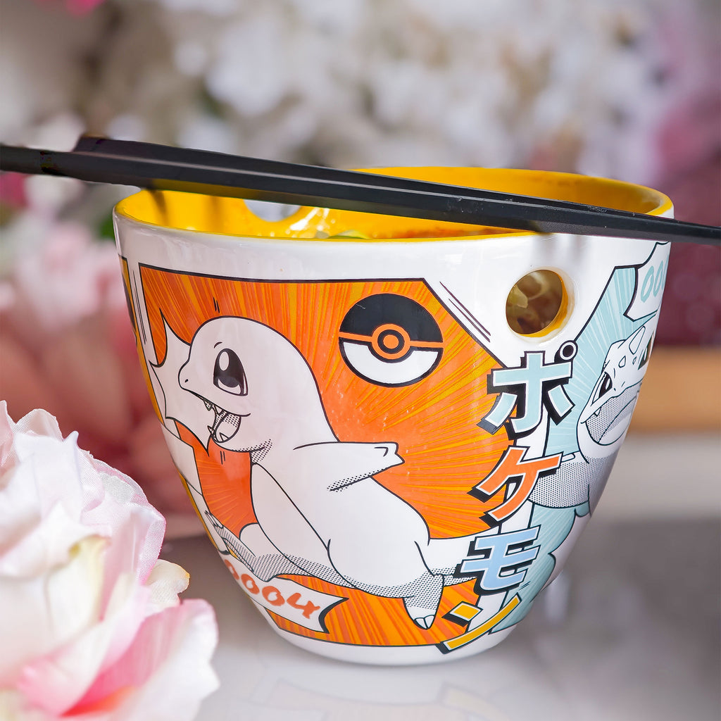 Imagen del producto Pokémon - Cuenco de ramen Starters con palillos