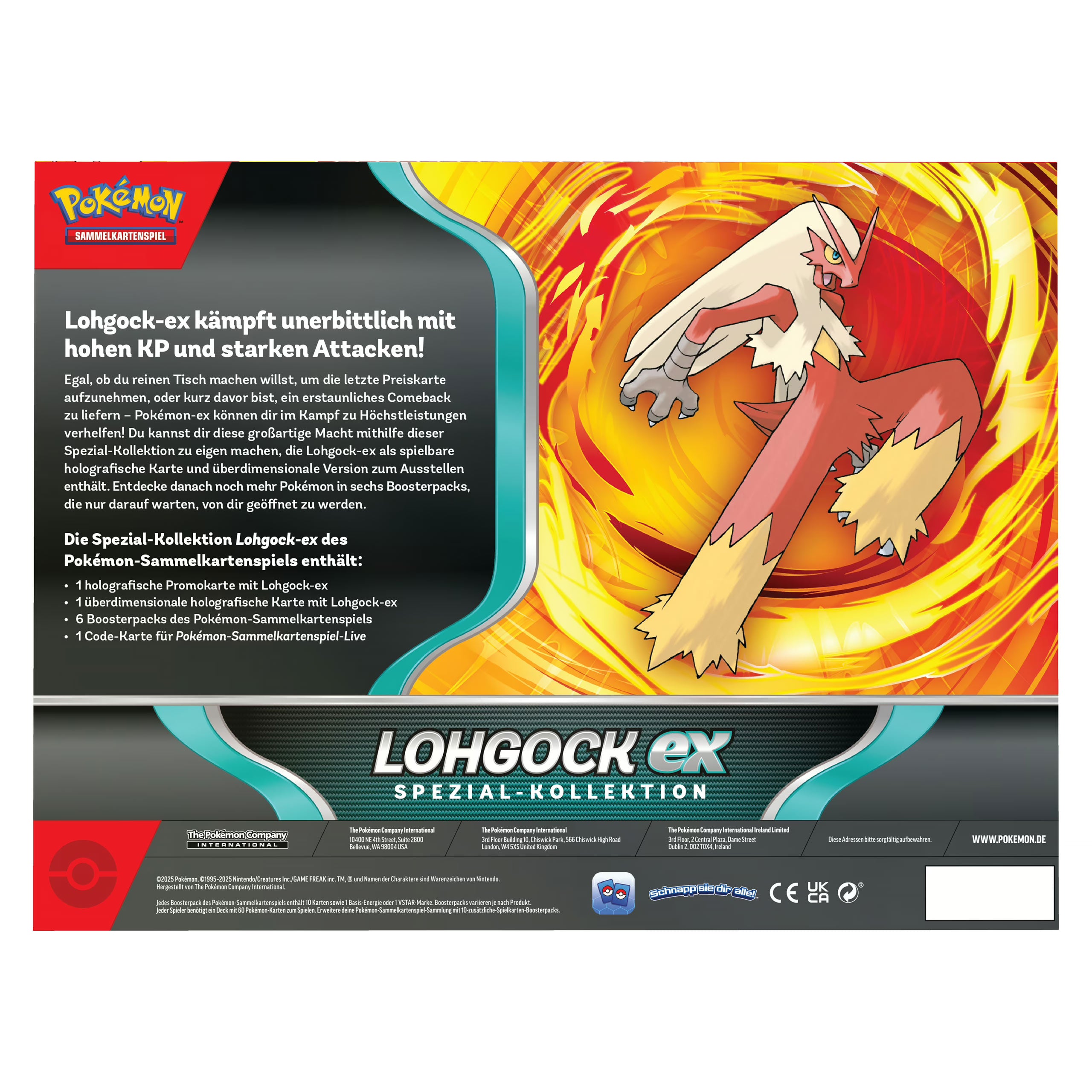Imagen del producto Pokemon - Caja Especial de Cartas Coleccionables Blaziken-Ex