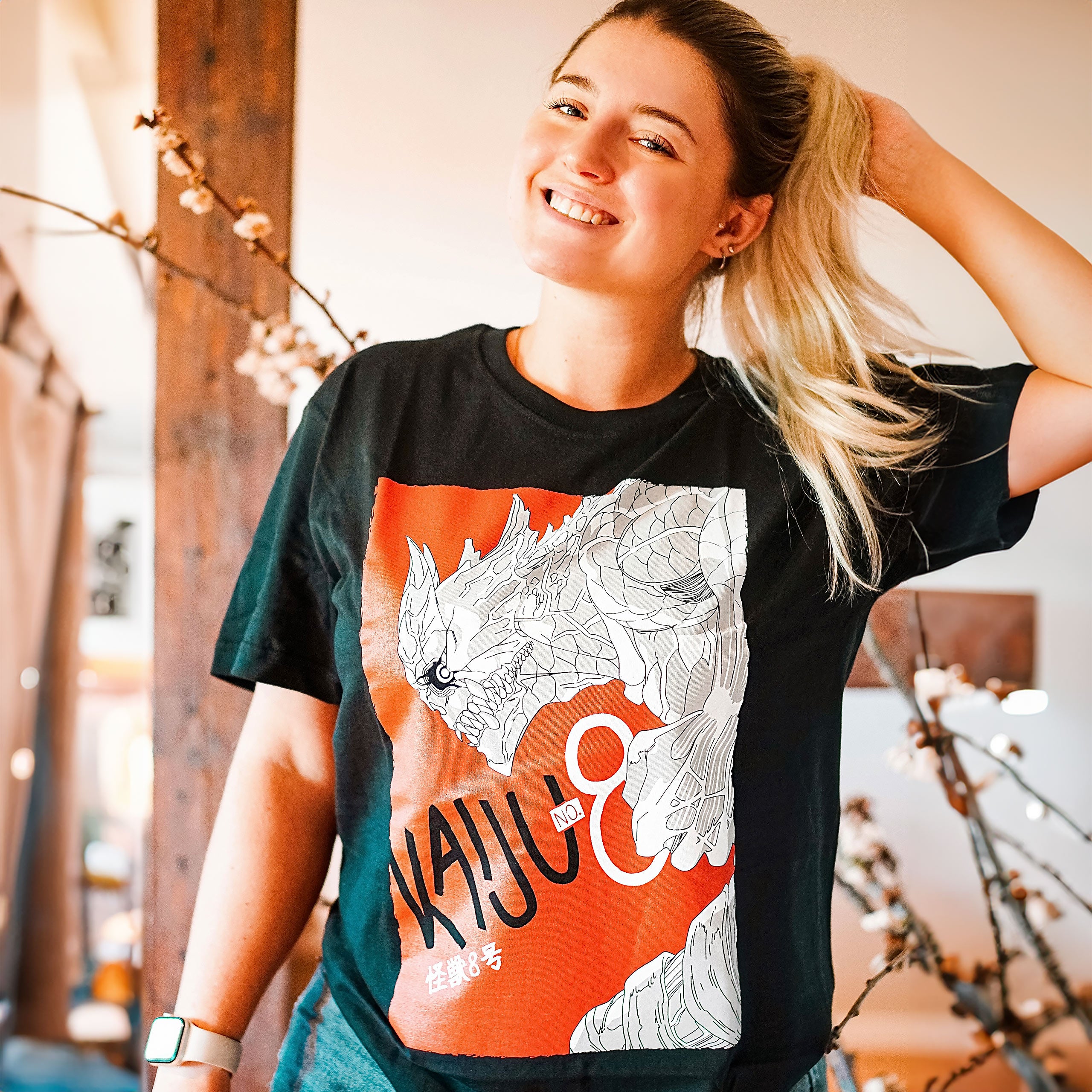 Imagen del producto Camiseta No. 8 para fans de Kaiju No. 8