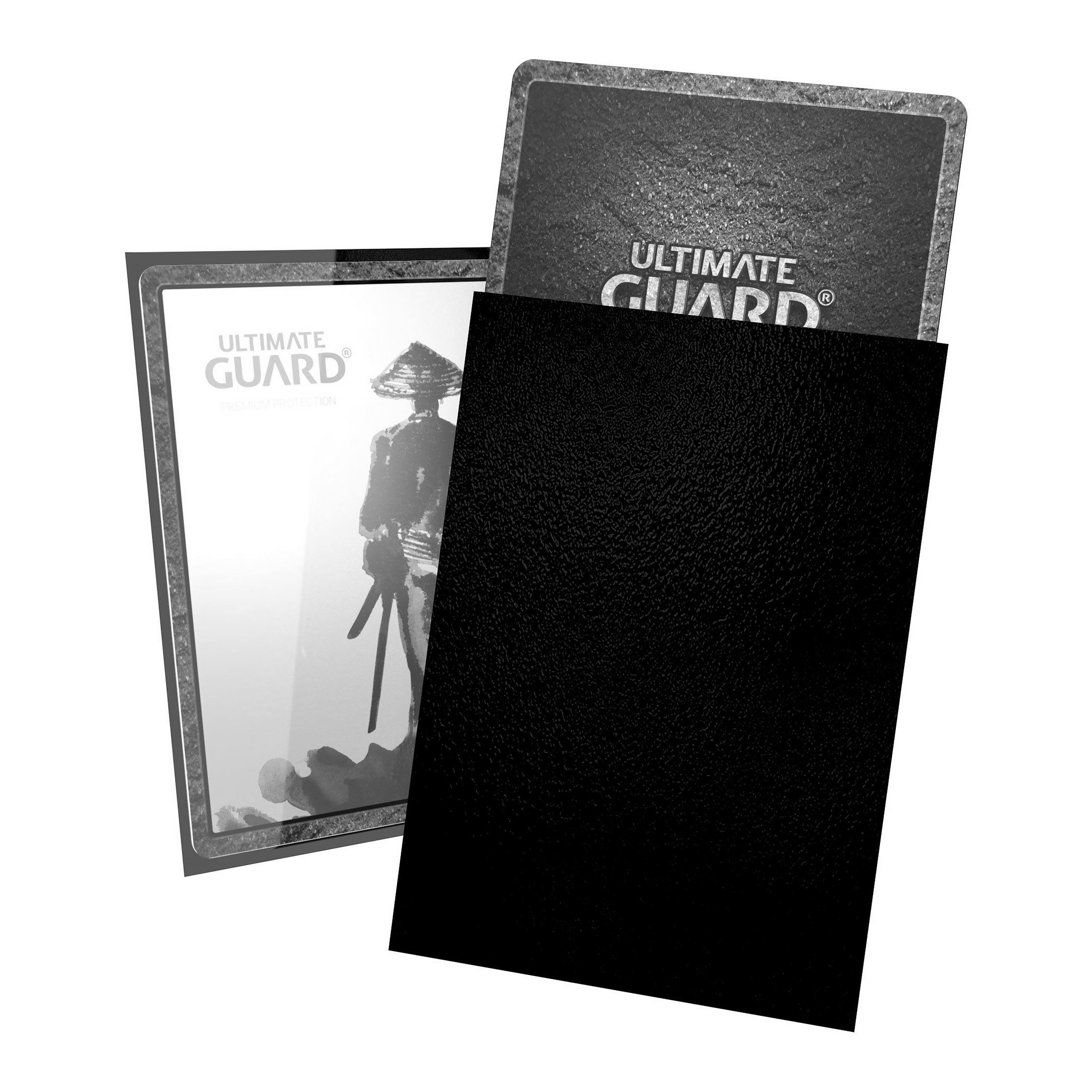 Imagen del producto Fundas para cartas Katana negras pack de 60 Ultimate Guard para TCG – tamaño japonés