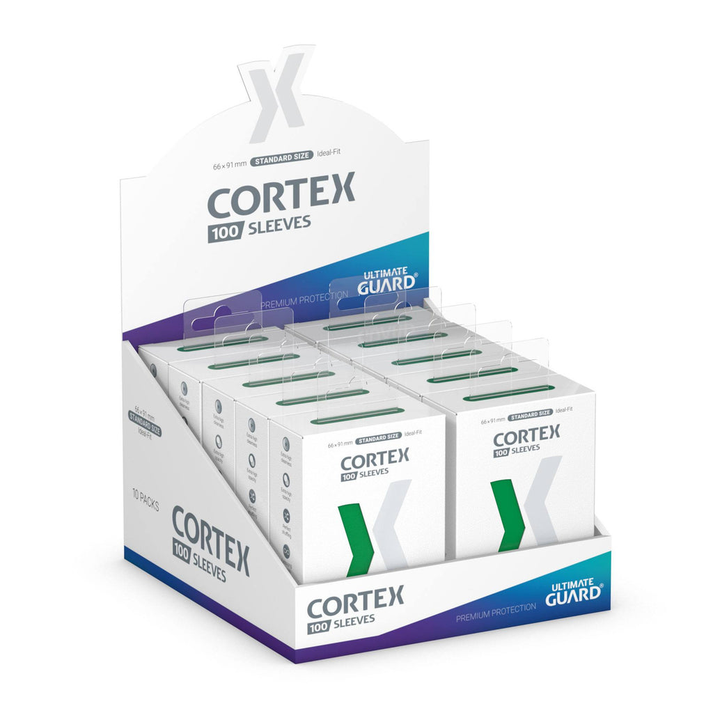 Product image Cortex Card Sleeves Green 100-Pack Ultimate Guard for TCG Standard Size
