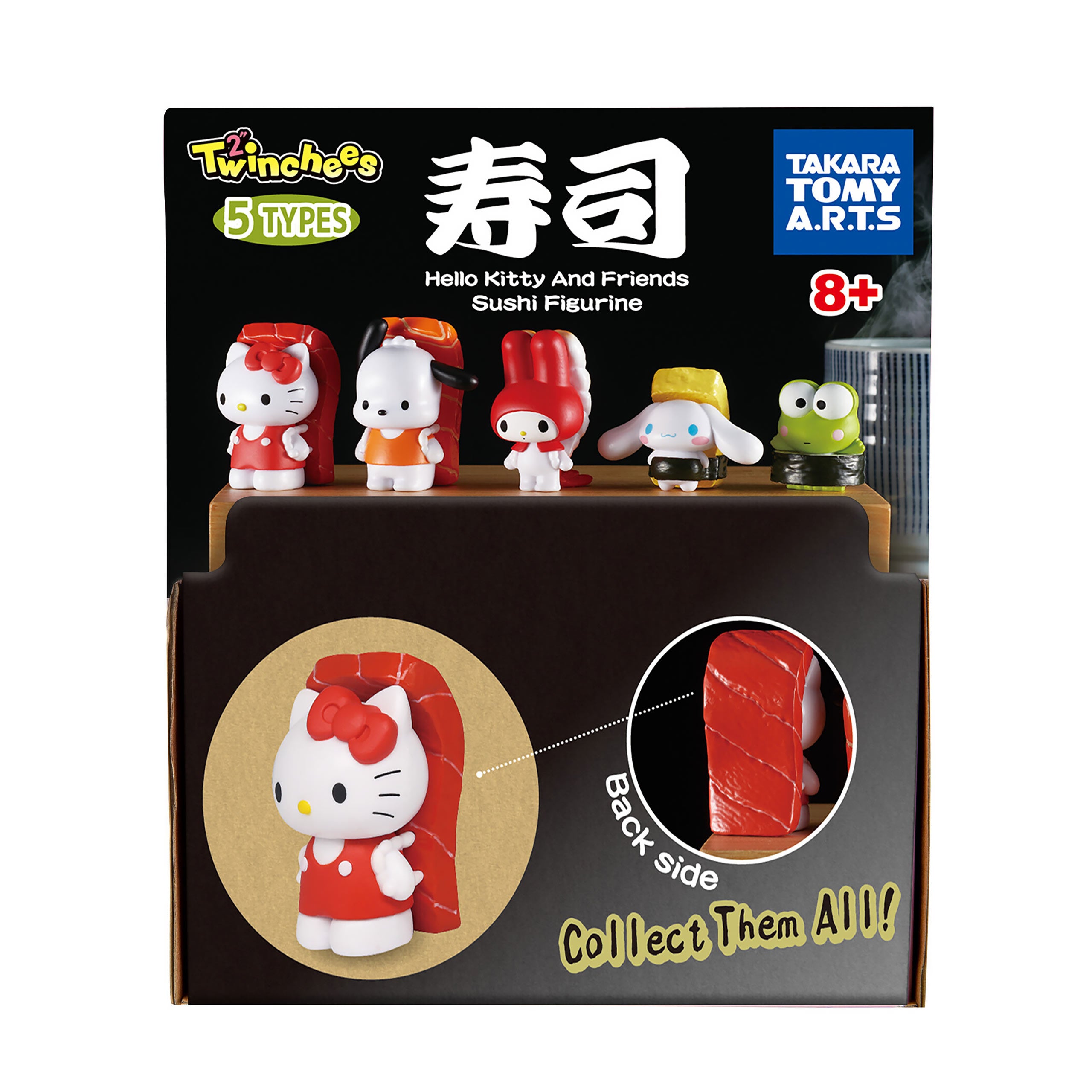 Imagen del producto Sanrio - Hello Kitty & Friends Sushi Kawai Mystery Twinchees Figura Display E1089482