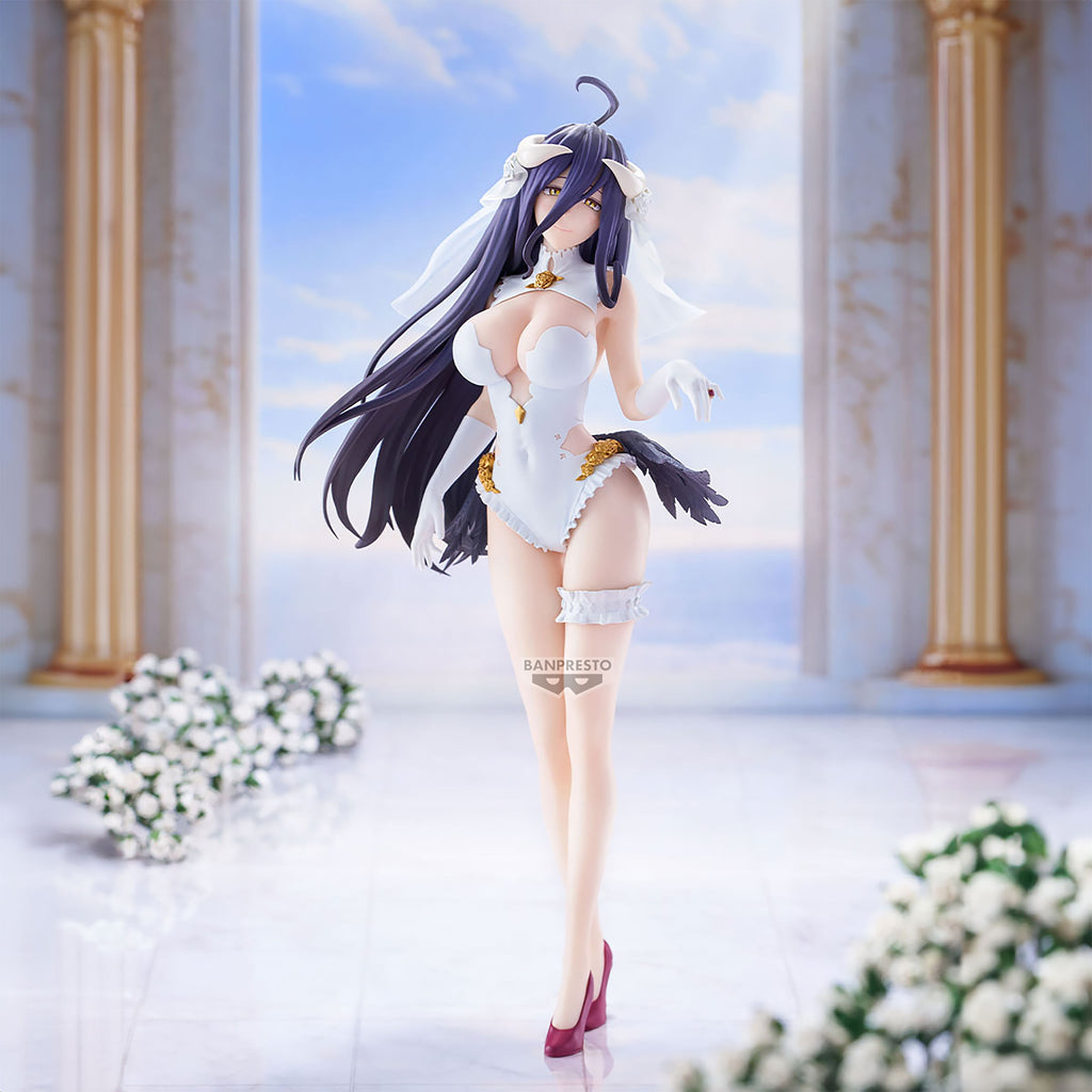 Imagen del producto Overlord - Figura Albedo Glitter & Glamours Versión Boda