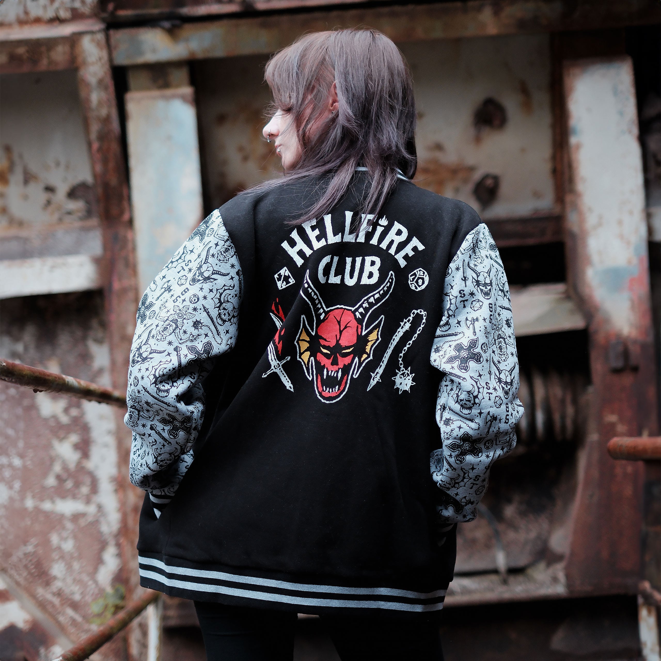 Imagen del producto Stranger Things - Chaqueta universitaria Hellfire Club