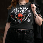 Imagen del producto Stranger Things - Camiseta Hellfire Club gris
