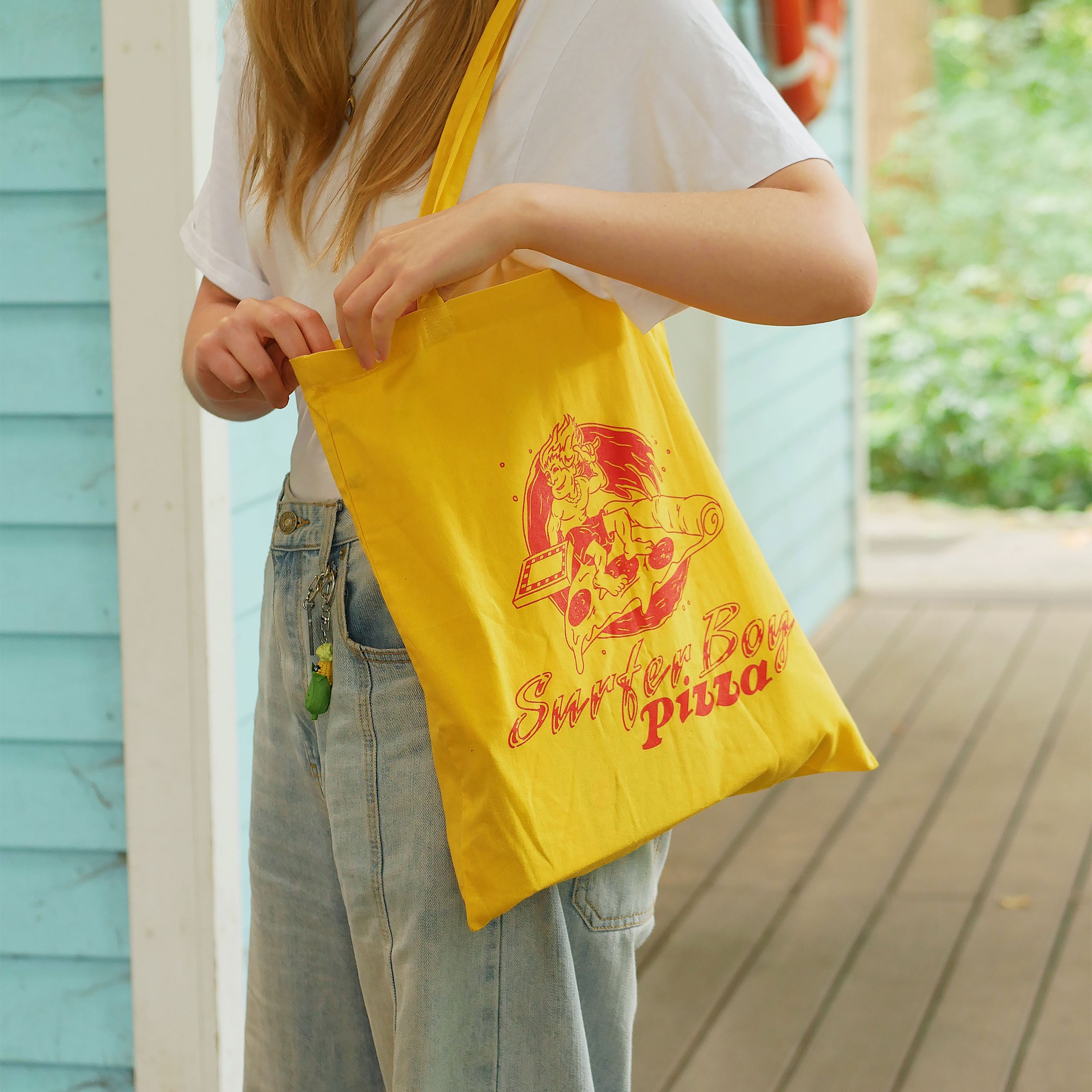 Imagen del producto Stranger Things - Surfer Boy Pizza Bolsa tote