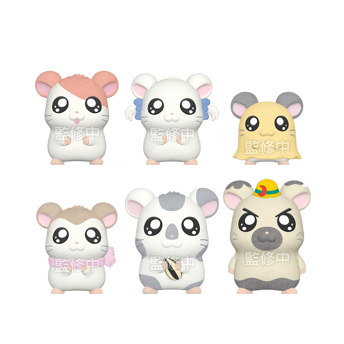Imagen del producto Hamtaro - Figura sorpresa Flocked Doll