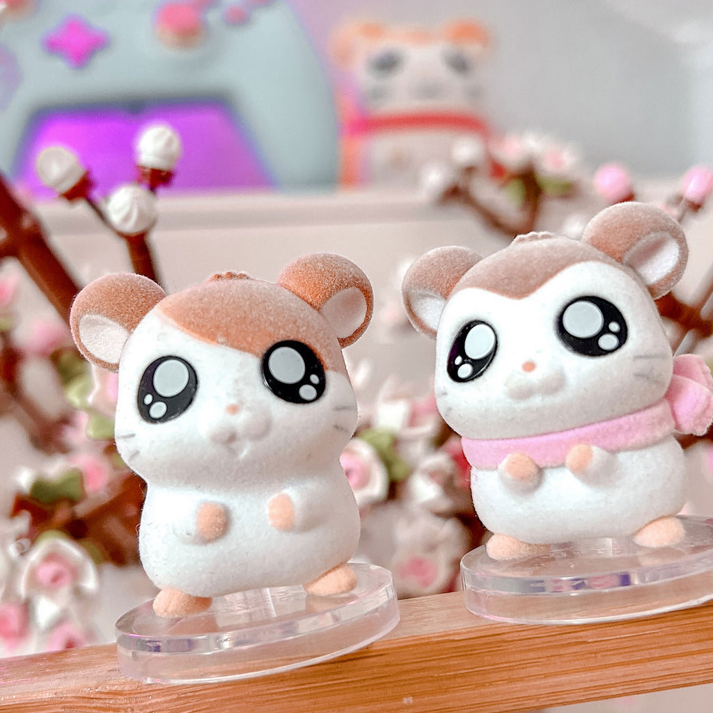Imagen del producto Hamtaro - Figura sorpresa Flocked Doll