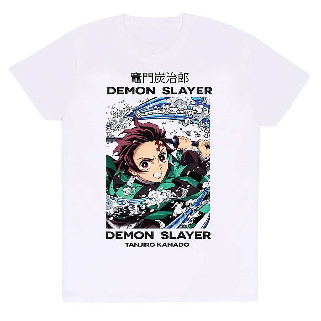 Imagen del producto Demon Slayer - Tanjiro Whirlpool T-Shirt blanco