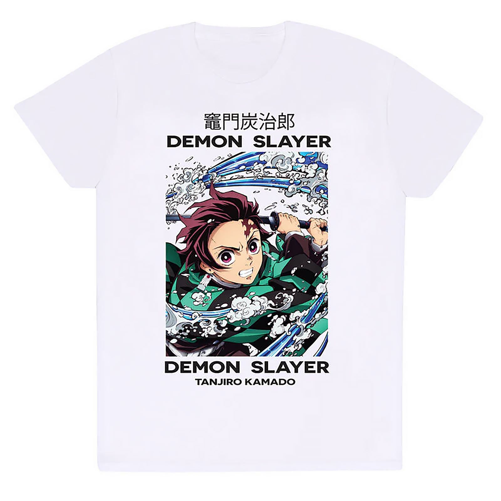 Imagen del producto Demon Slayer - Tanjiro Whirlpool T-Shirt blanco