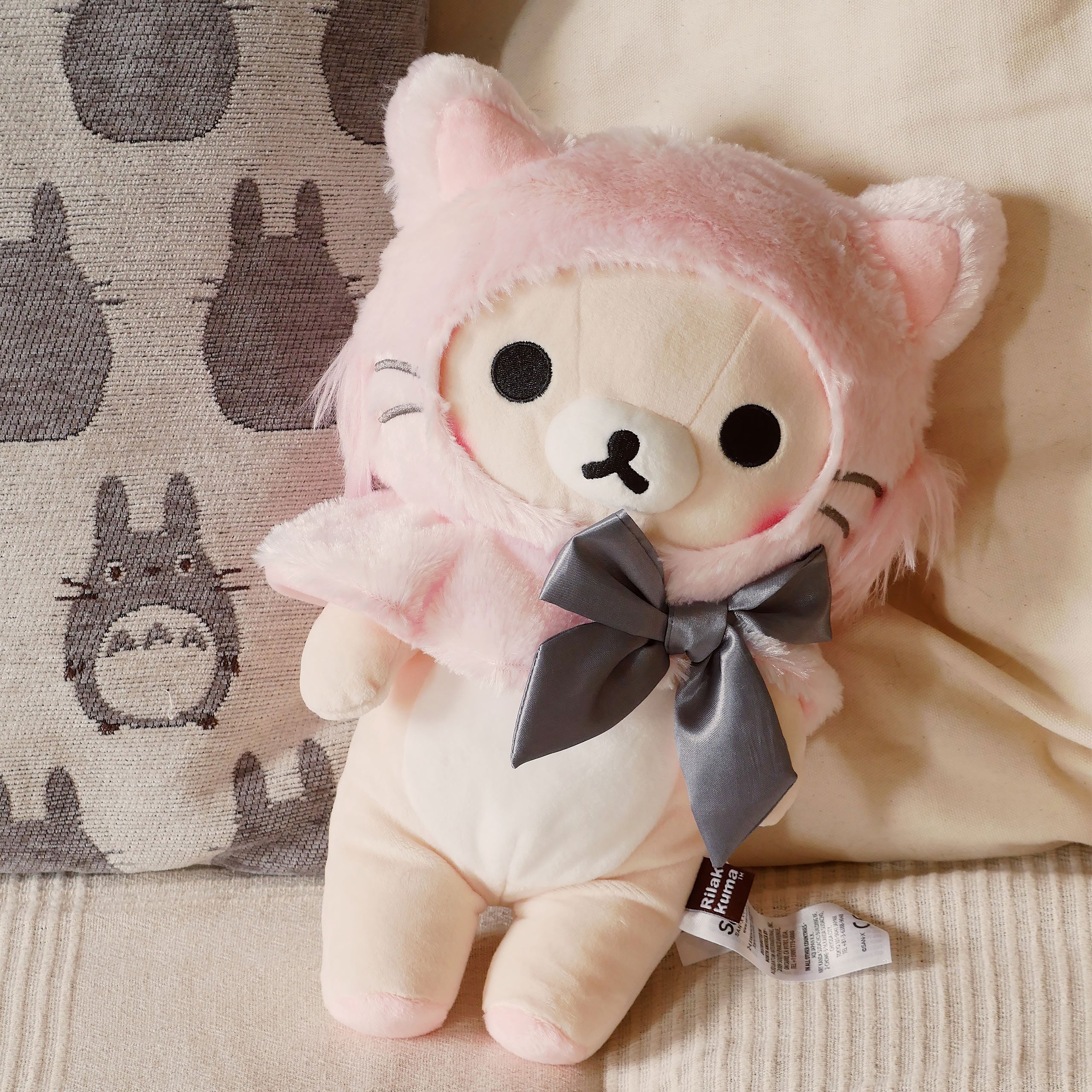 Imagen del producto Rilakkuma - Peluche Korilakkuma Pink Cat