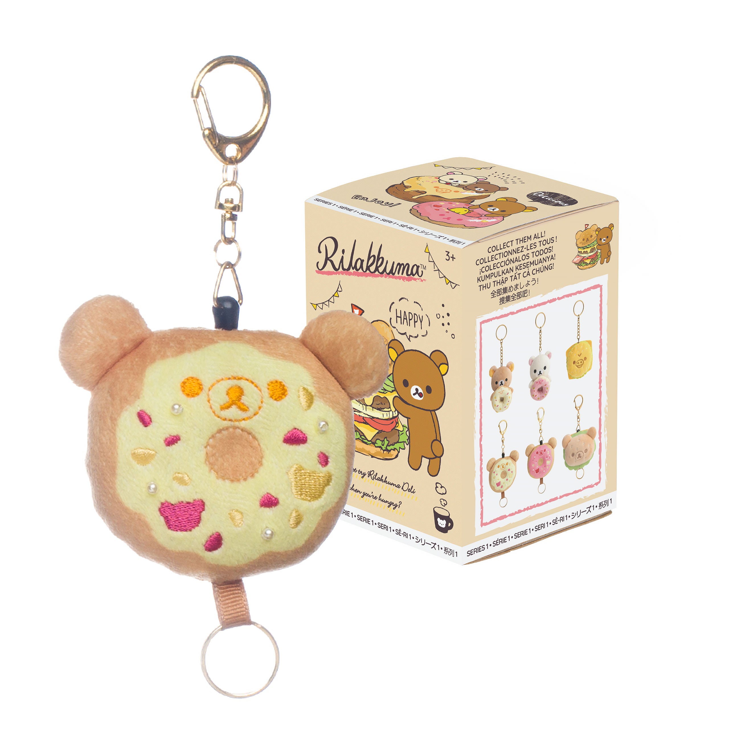 Imagen del producto Rilakkuma - Llavero de peluche misterioso Deli