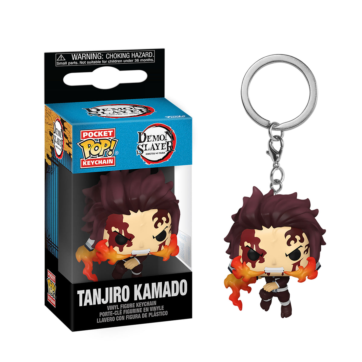 Imagen del producto Demon Slayer - Tanjiro Demon Blood llavero Funko Pop