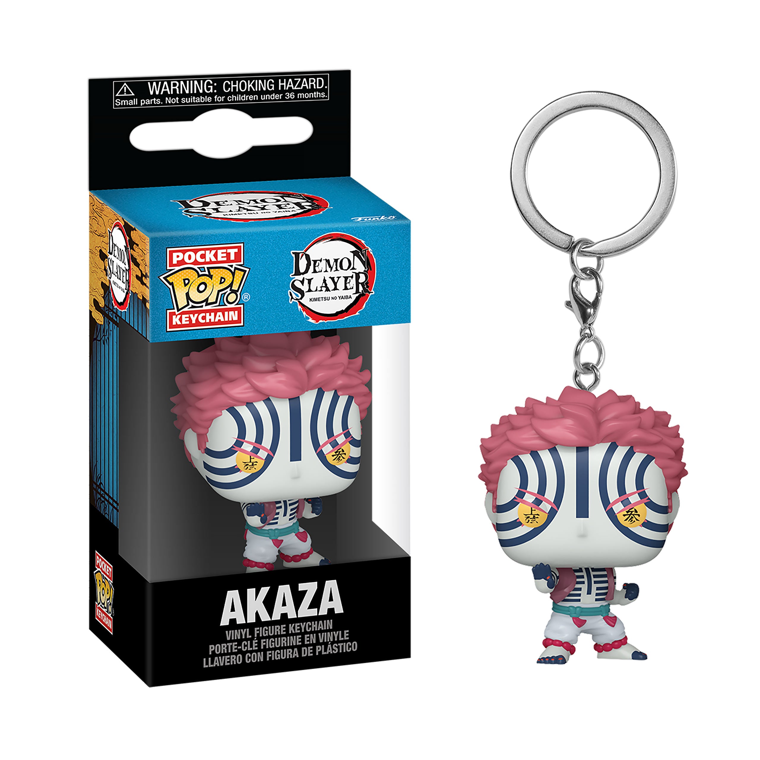 Imagen del producto Demon Slayer - Akaza Llavero Funko Pop