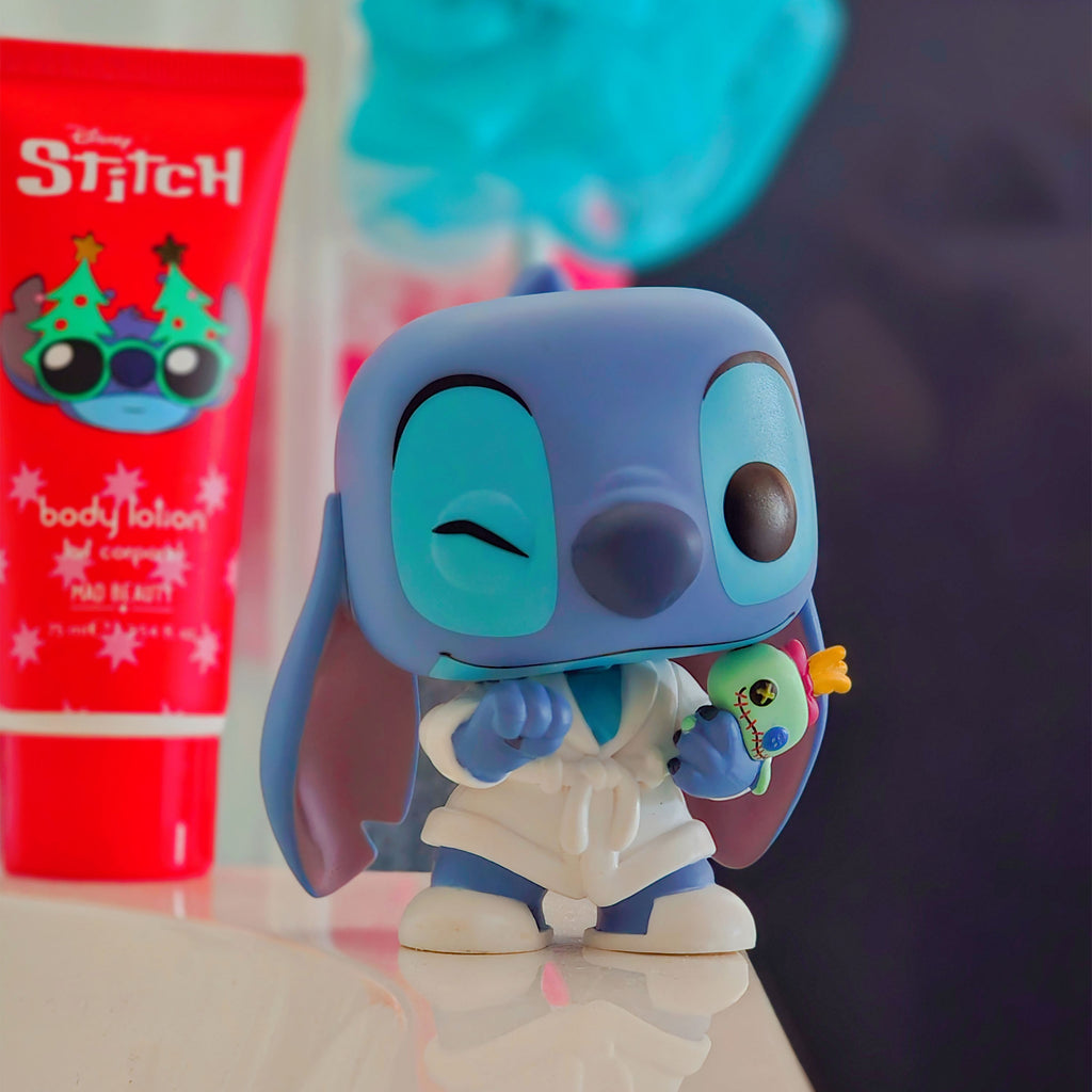 Imagen del producto Figura Funko Pop! de Stitch con albornoz - Lilo & Stitch