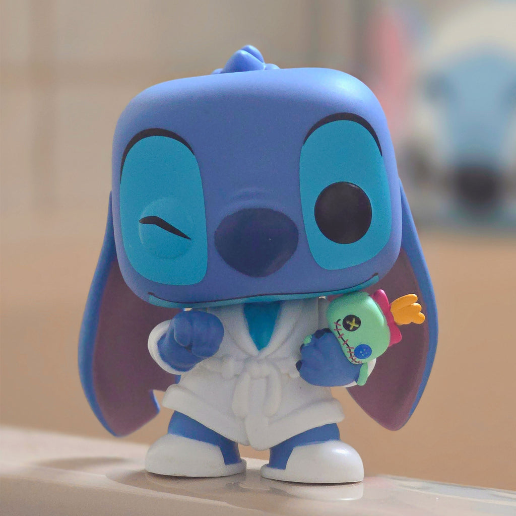 Imagen del producto Figura Funko Pop! de Stitch con albornoz - Lilo & Stitch