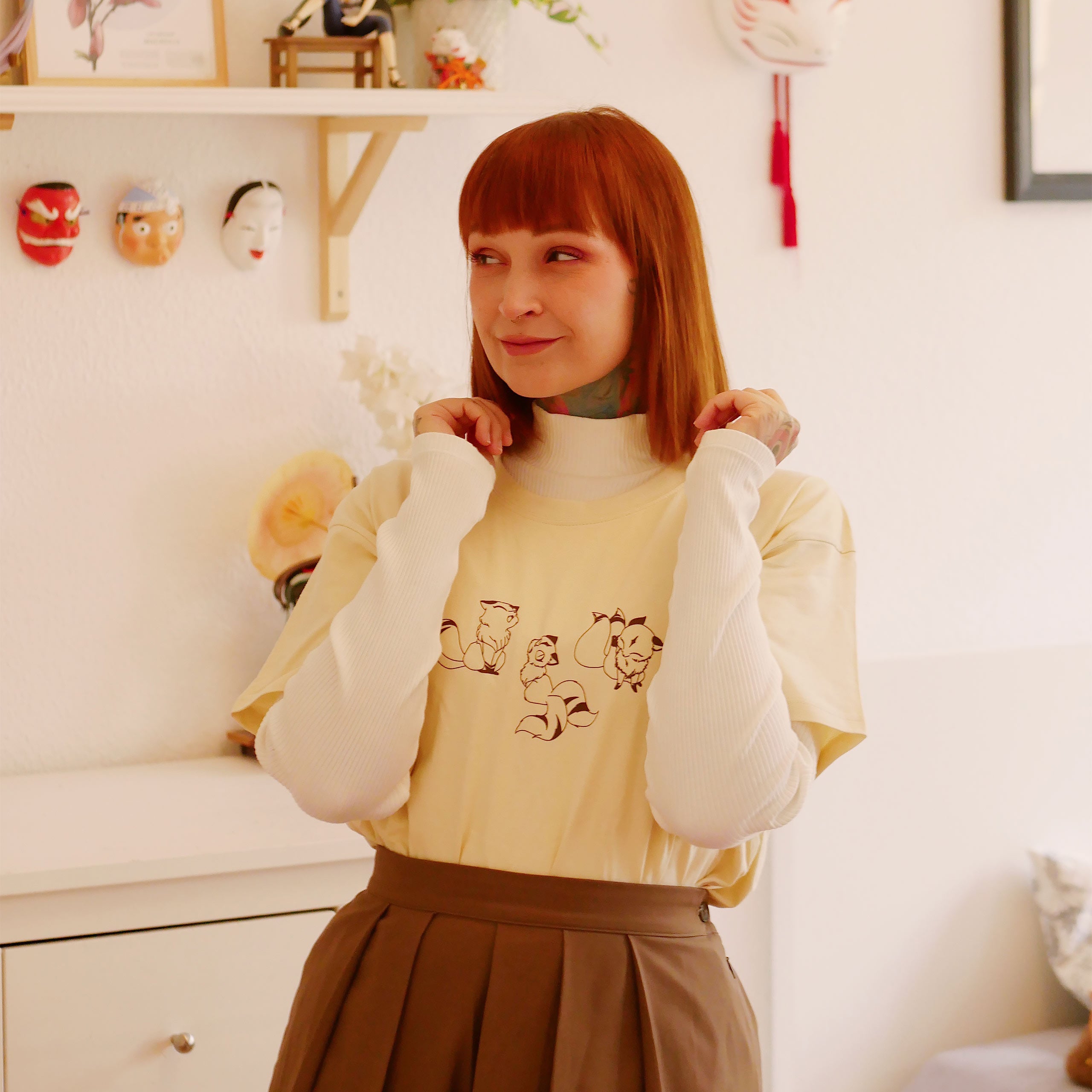 Imagen del producto Camiseta Kirara para fans de Inuyasha