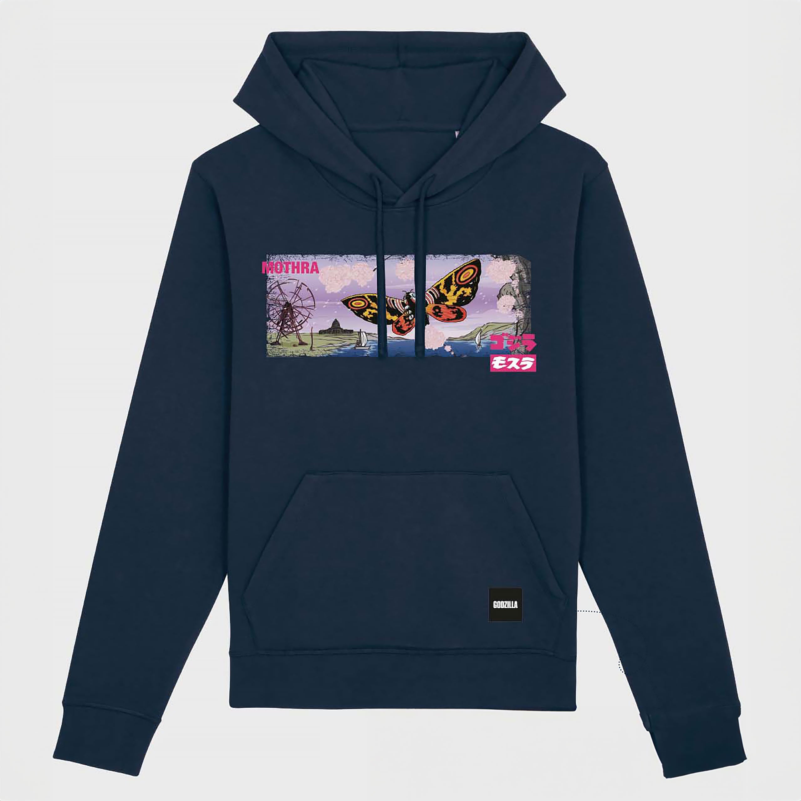 Imagen del producto Godzilla - Mothra sudadera con capucha azul