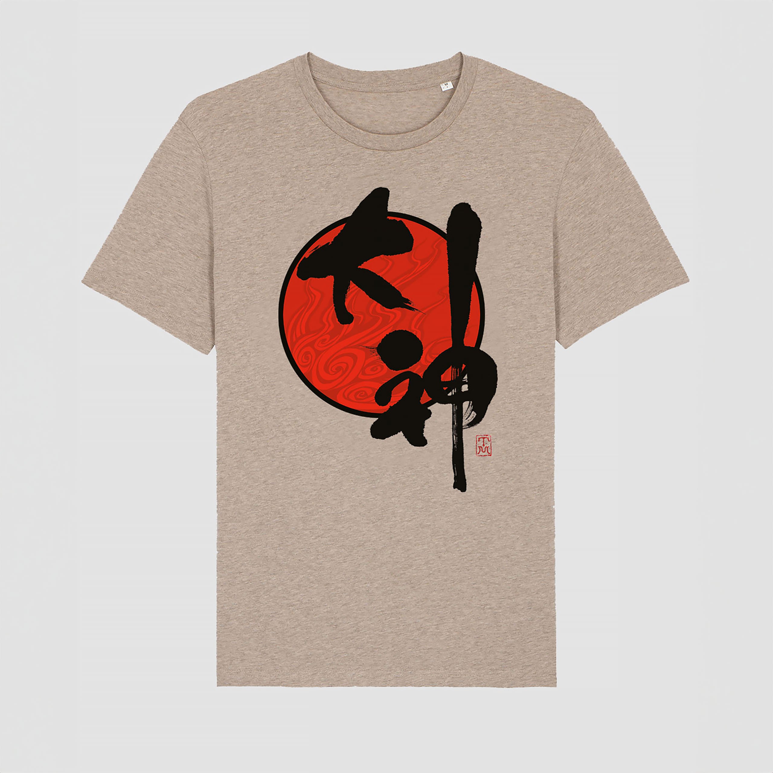 Imagen del producto Okami - Camiseta con logo beige