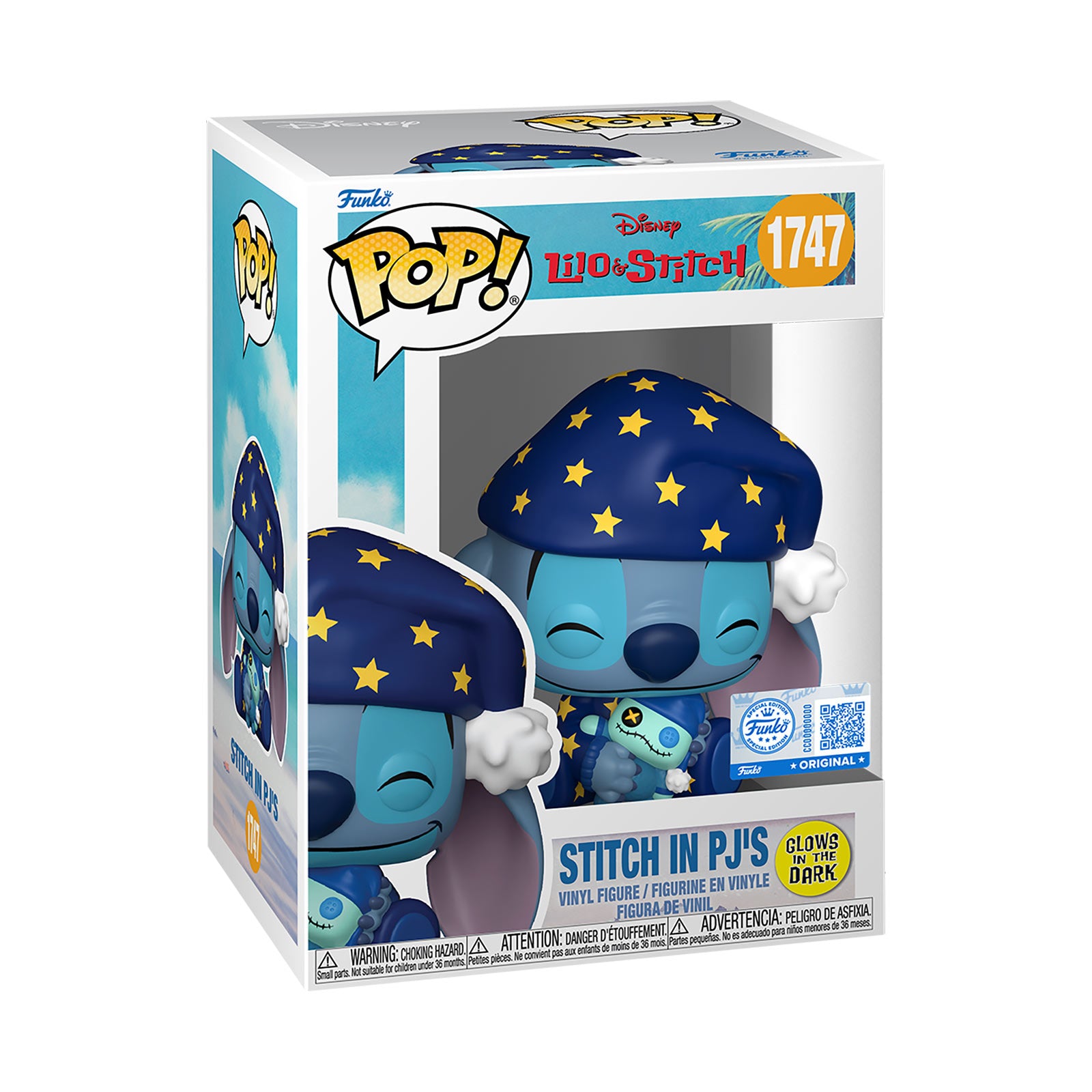 Imagen del producto Figura Funko Pop Stitch Starry Glow in the Dark - Lilo & Stitch