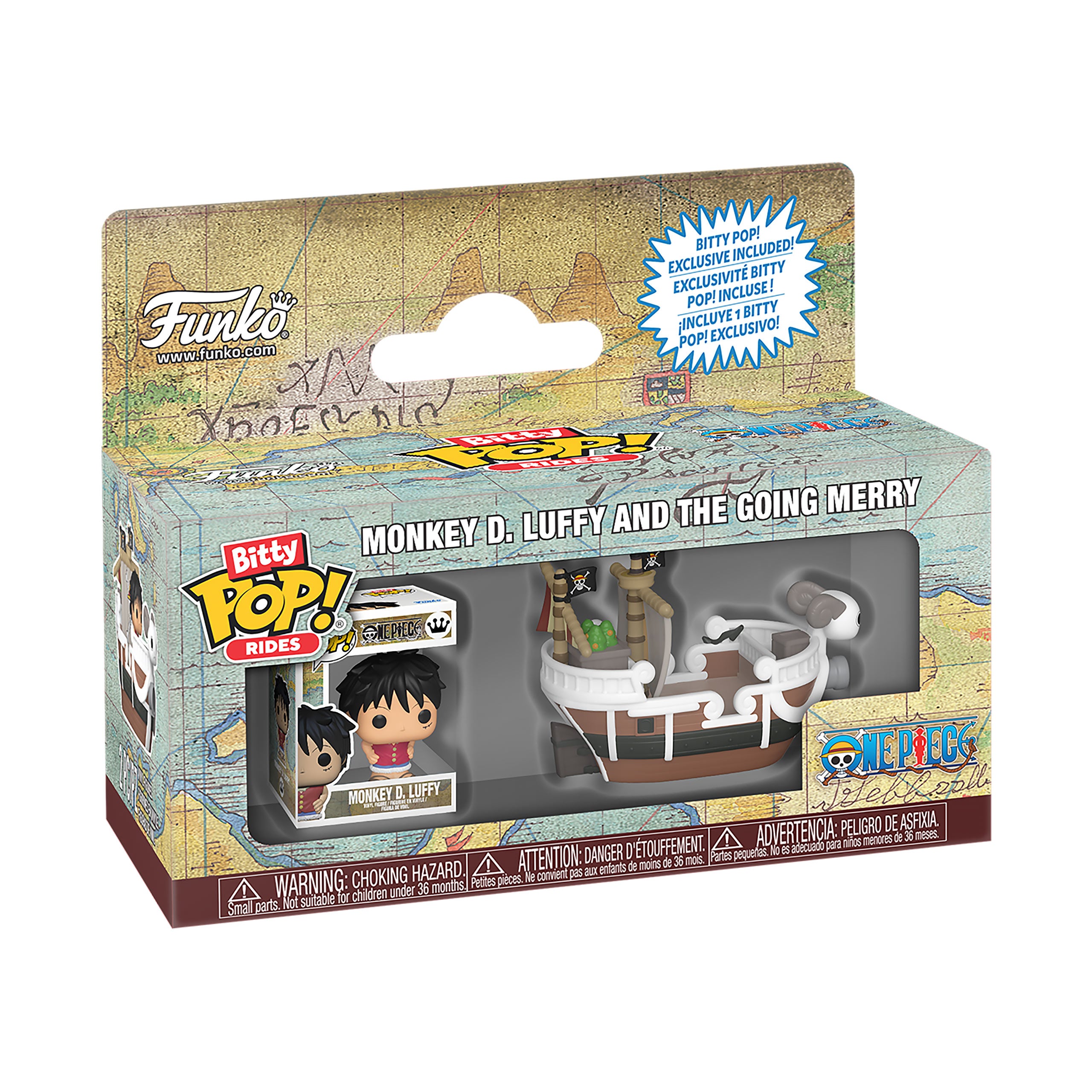 Product image One Piece - Going Merry with Luffy Funko Bitty Pop Ride Figure Set