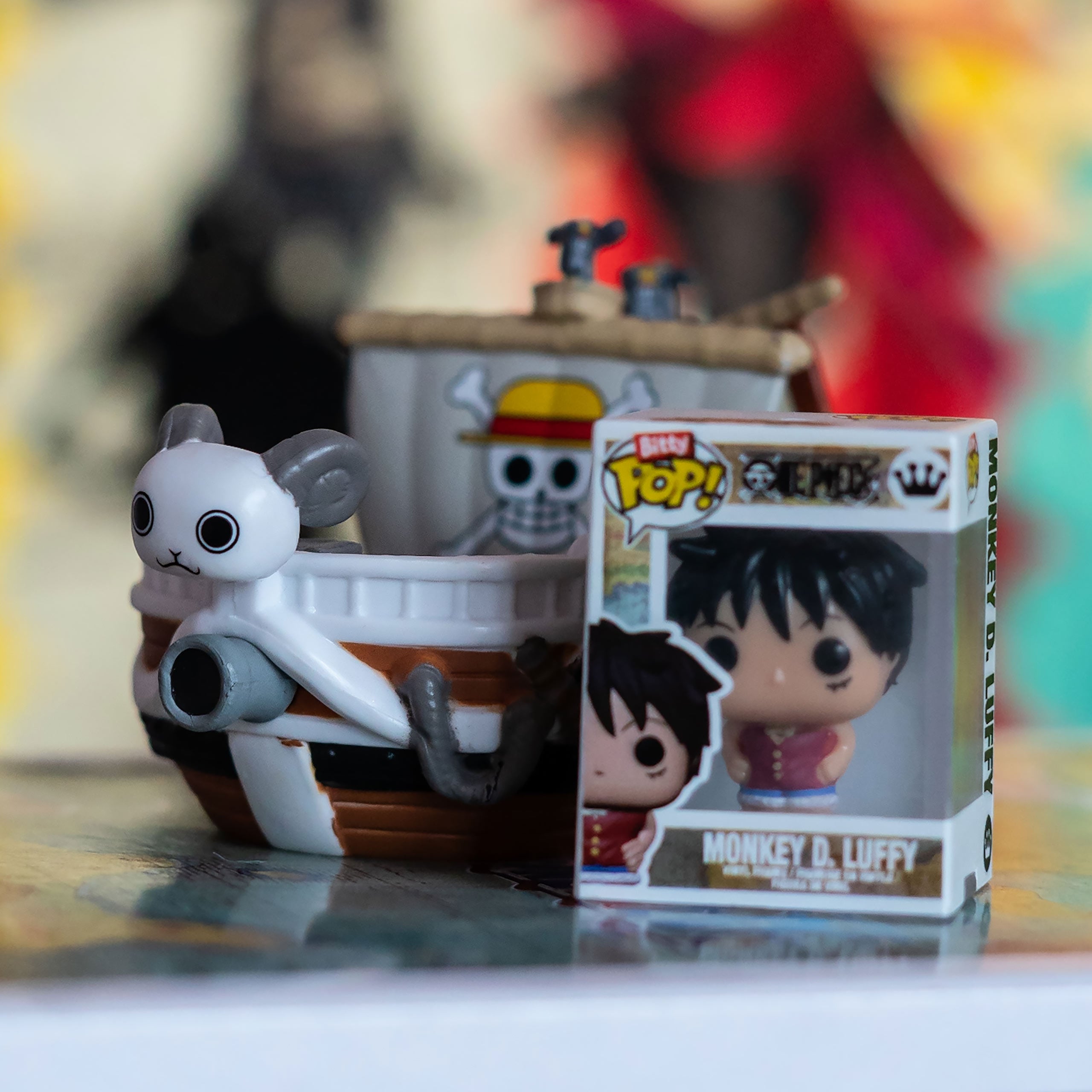 Product image One Piece - Going Merry with Luffy Funko Bitty Pop Ride Figure Set