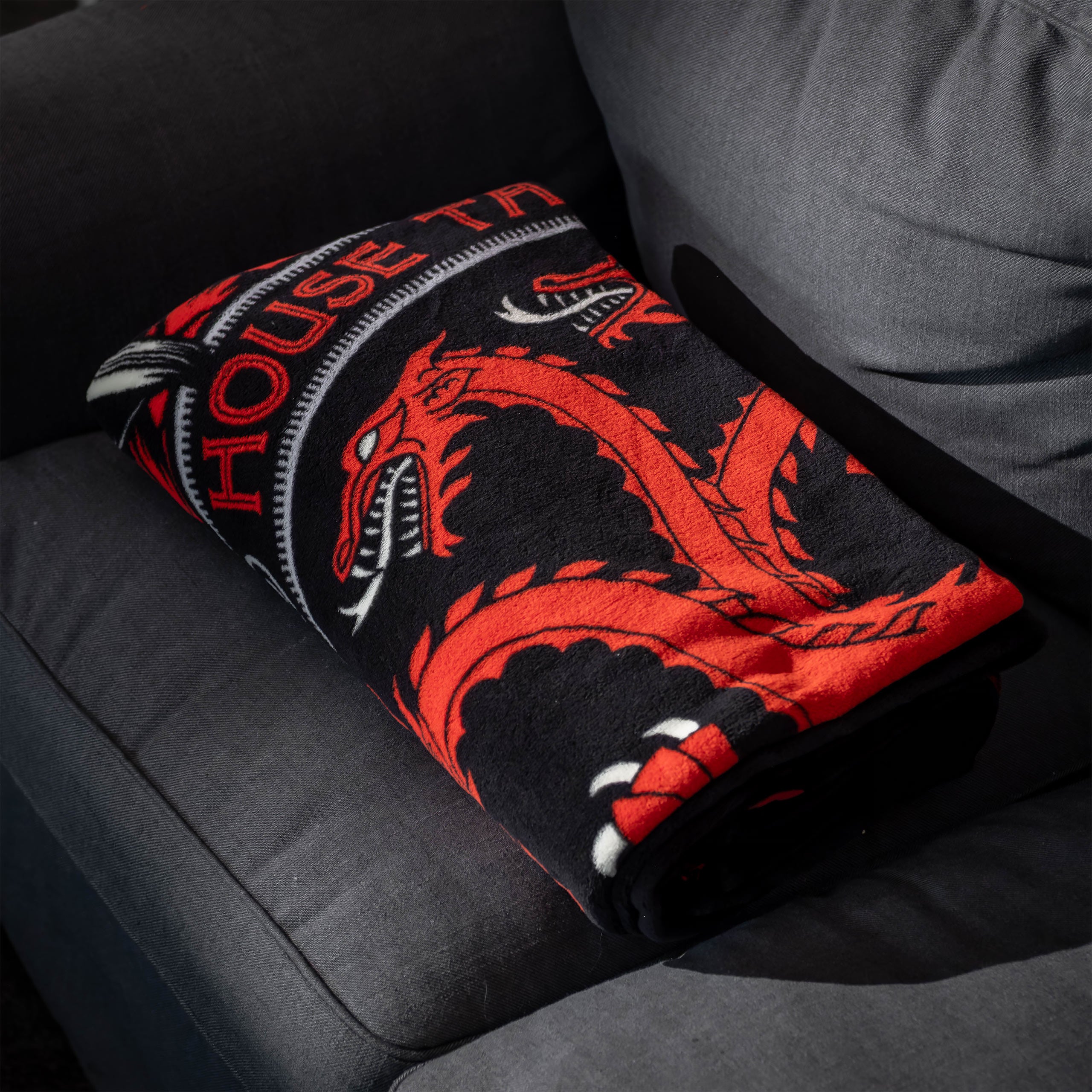 Imagen del producto Manta suave emblema Targaryen - Game of Thrones
