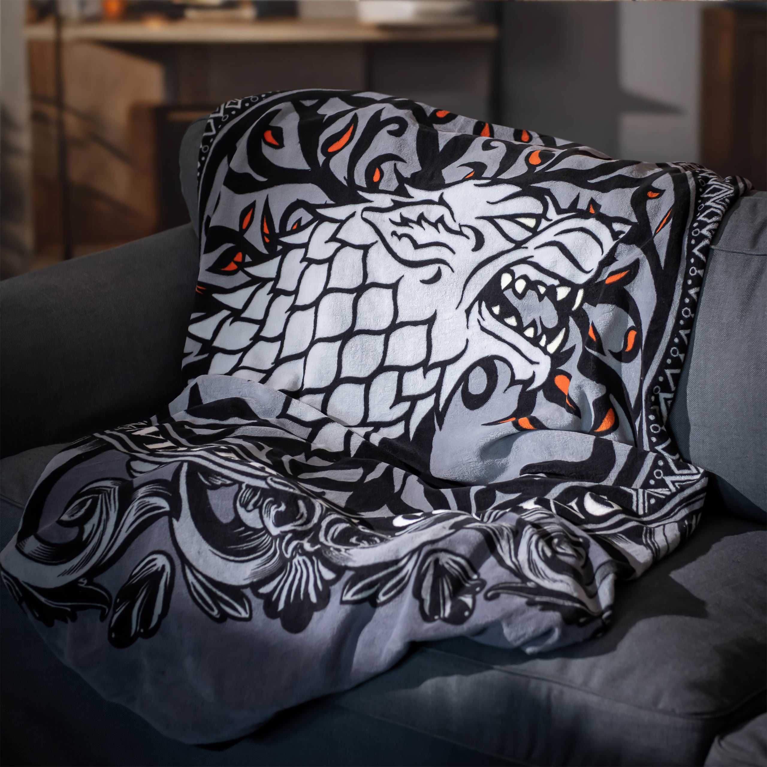 Imagen del producto Manta suave emblema Stark - Game of Thrones