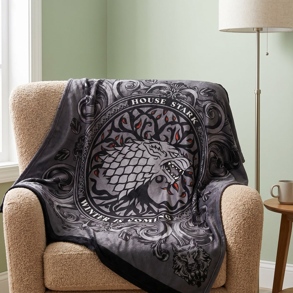 Imagen del producto Manta suave emblema Stark - Game of Thrones